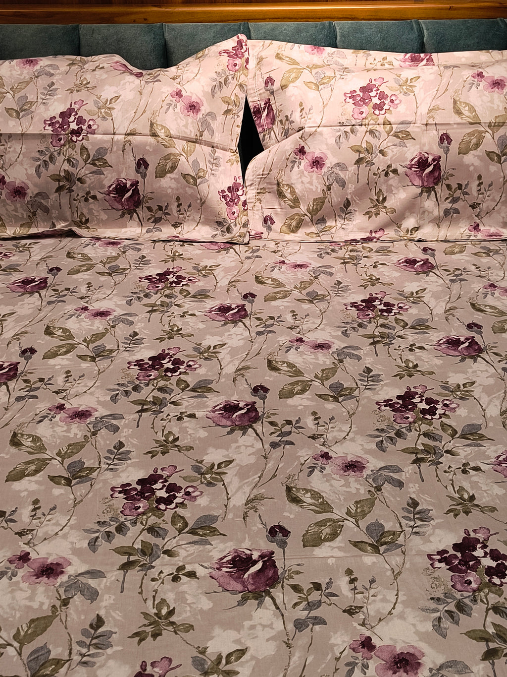 Soft Cotton King Size Bedsheet Set