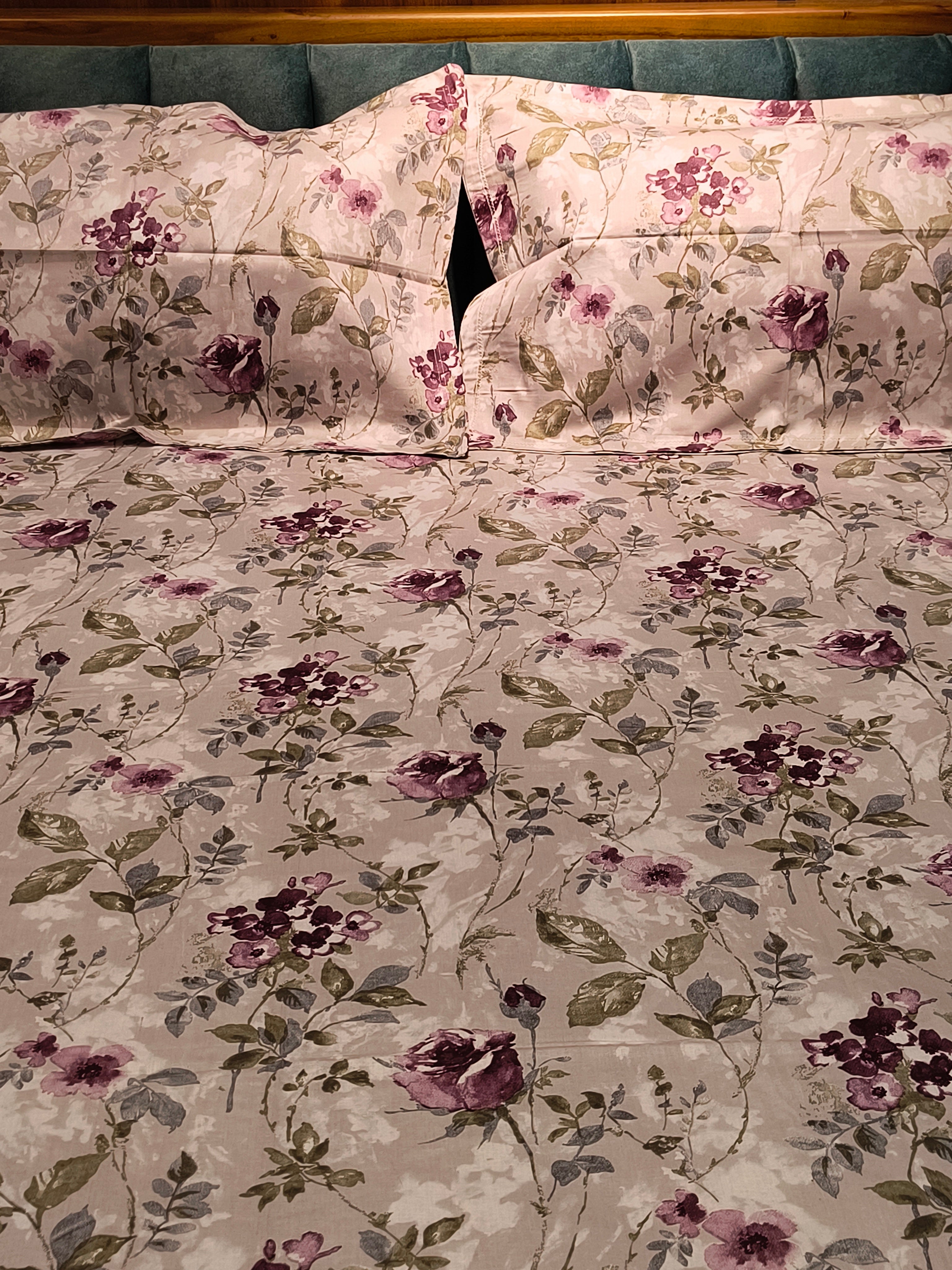 Soft Cotton King Size Bedsheet Set