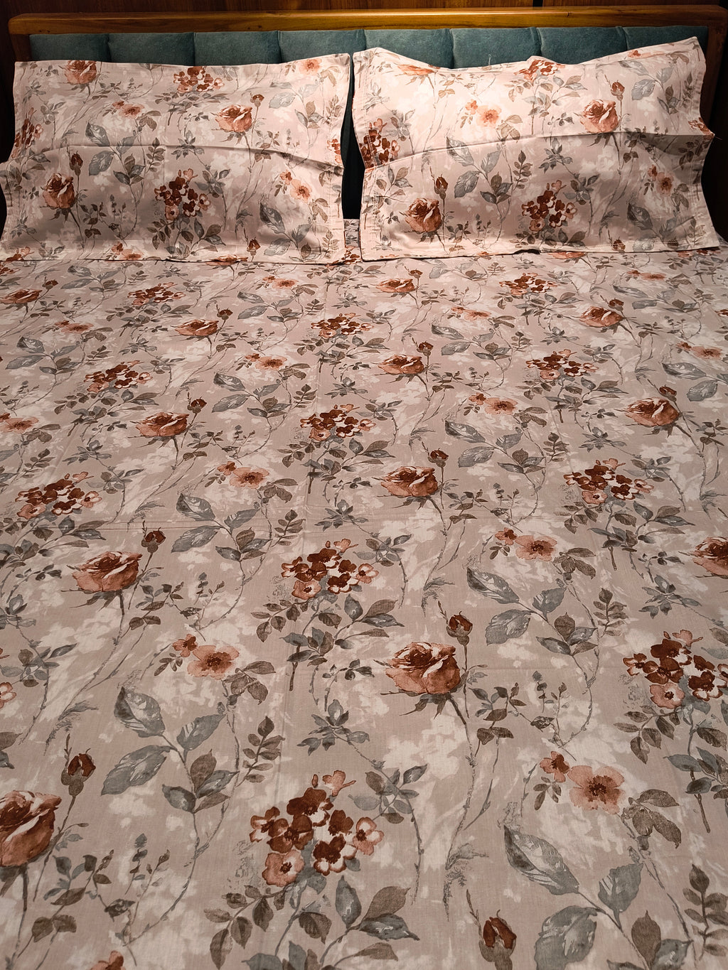 Soft Cotton King Size Bedsheet Set