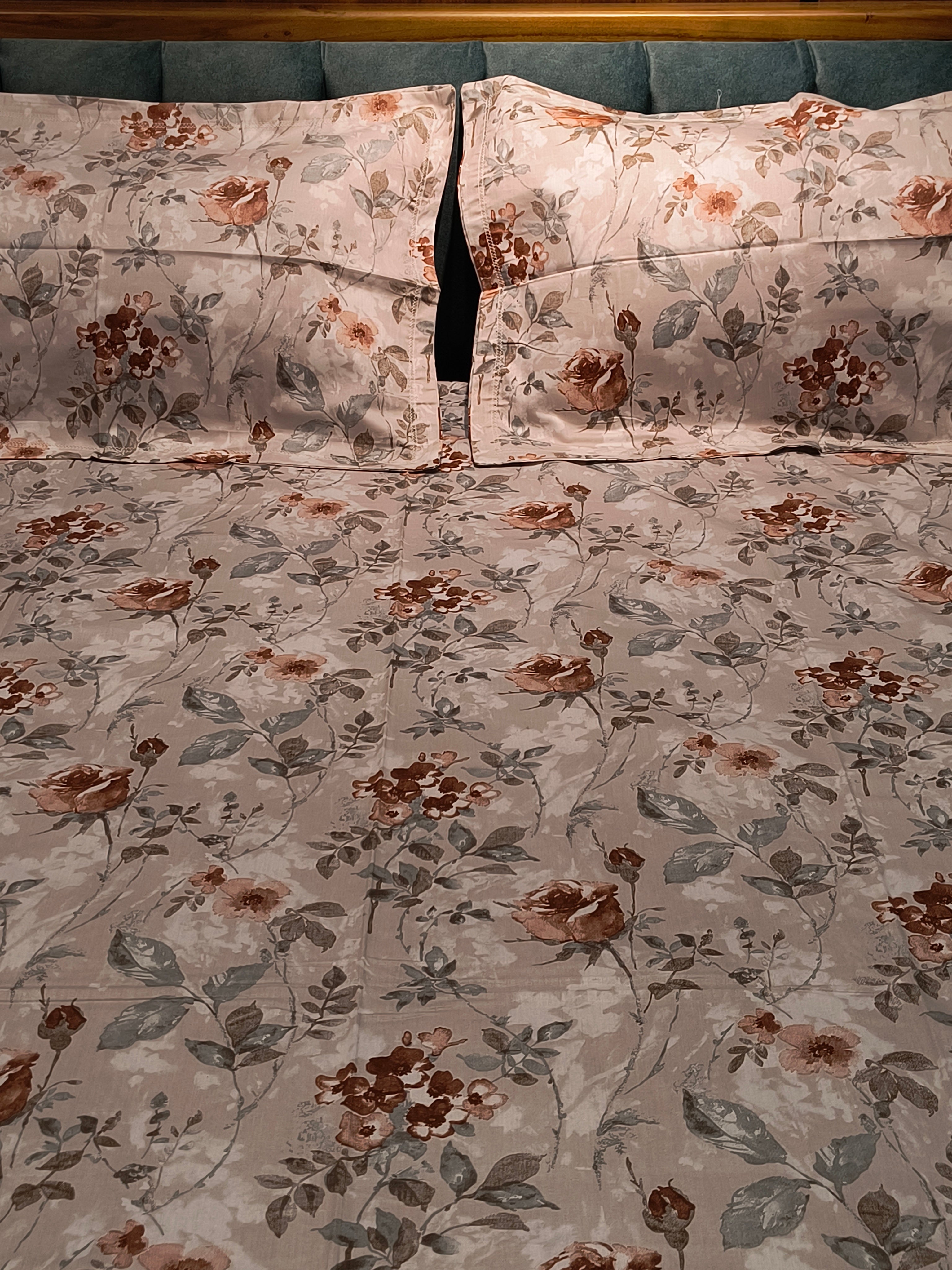 Soft Cotton King Size Bedsheet Set
