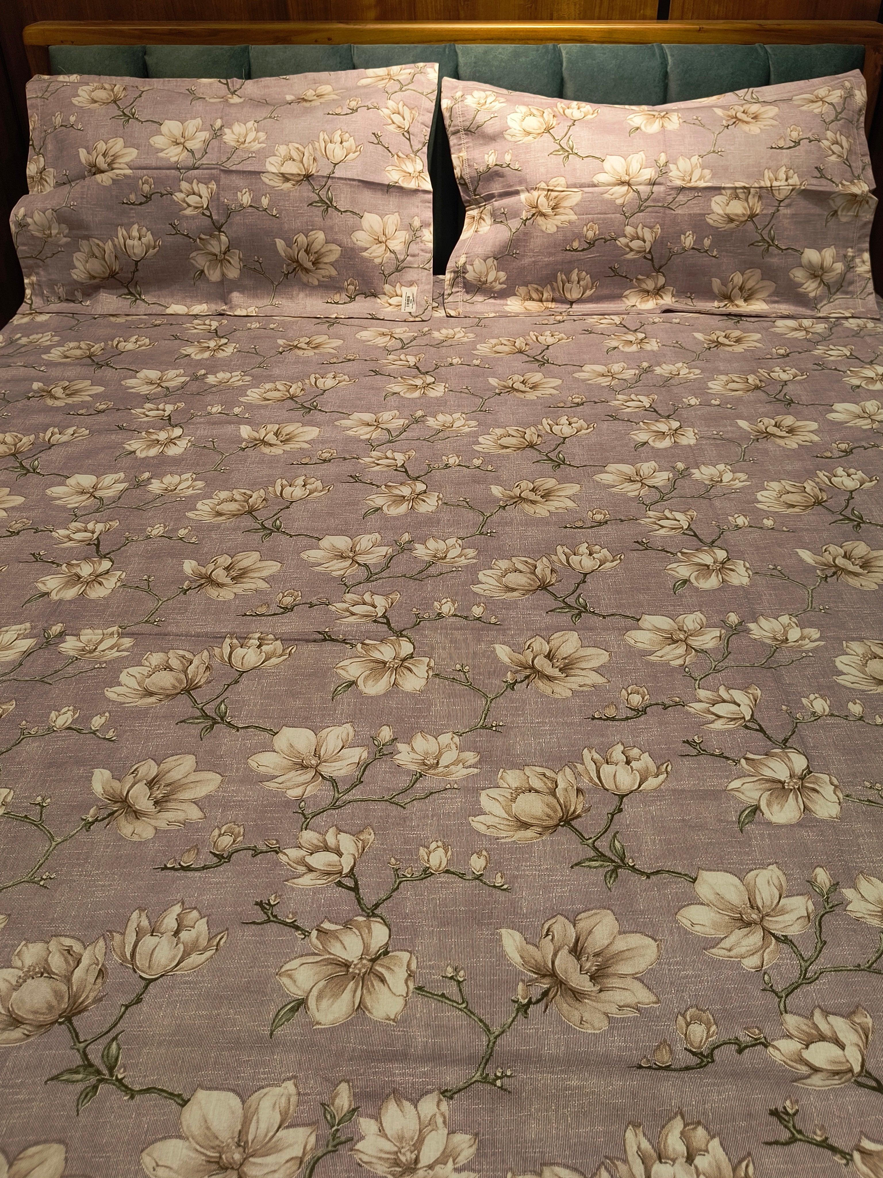 Soft Cotton King Size Bedsheet Set