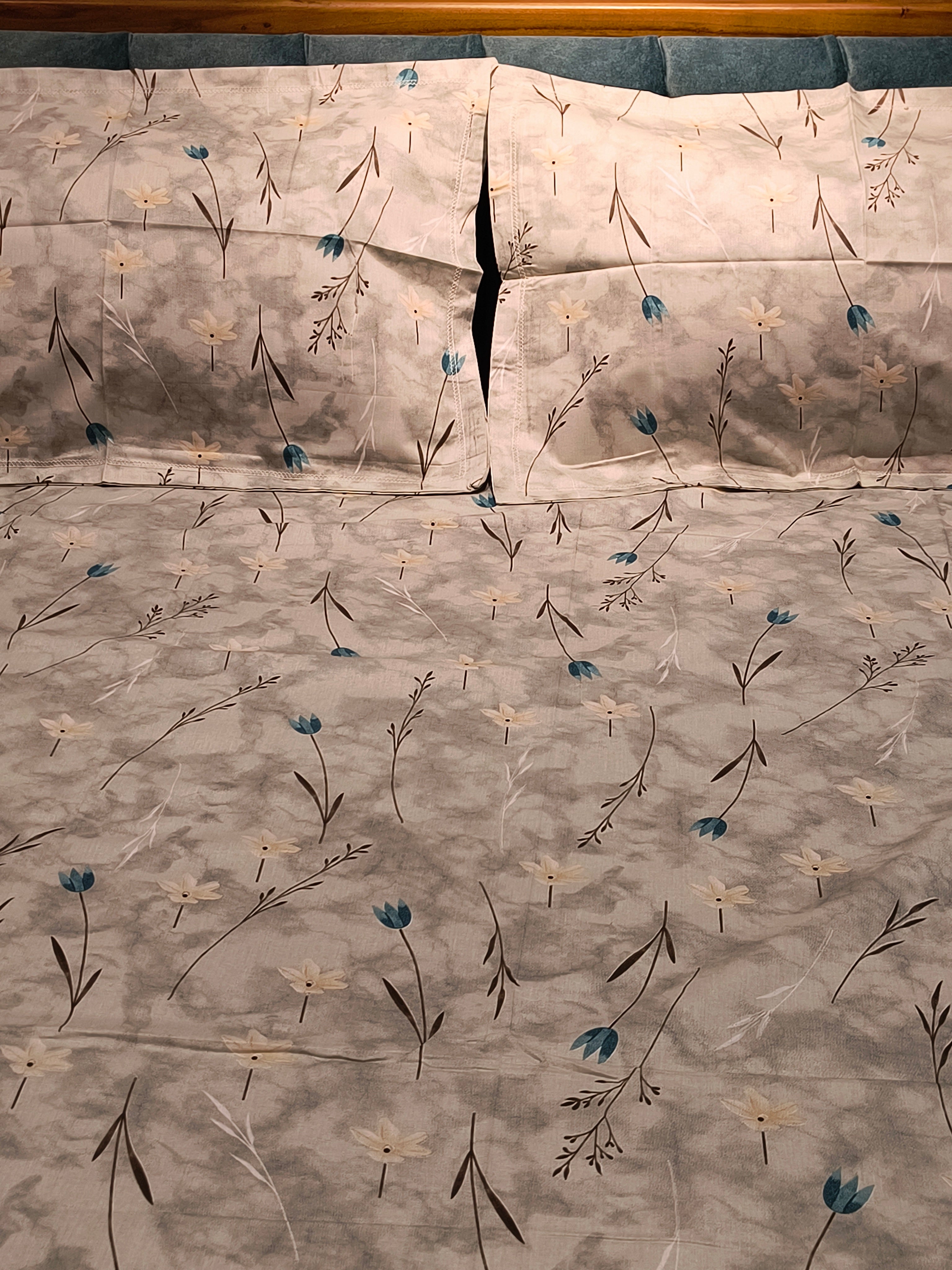 Soft Cotton King Size Bedsheet Set