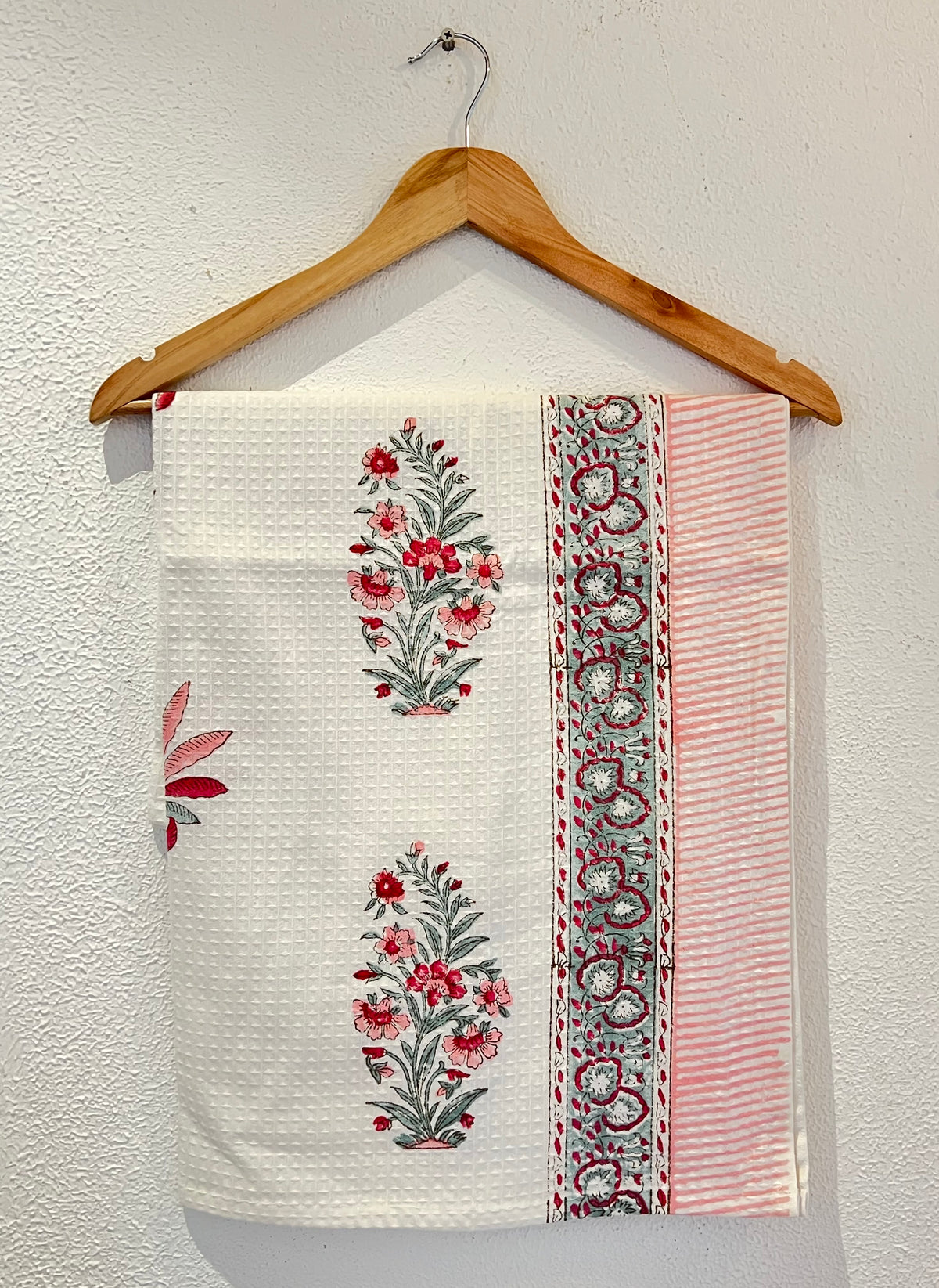 Hand-Block Printed Bath Towel