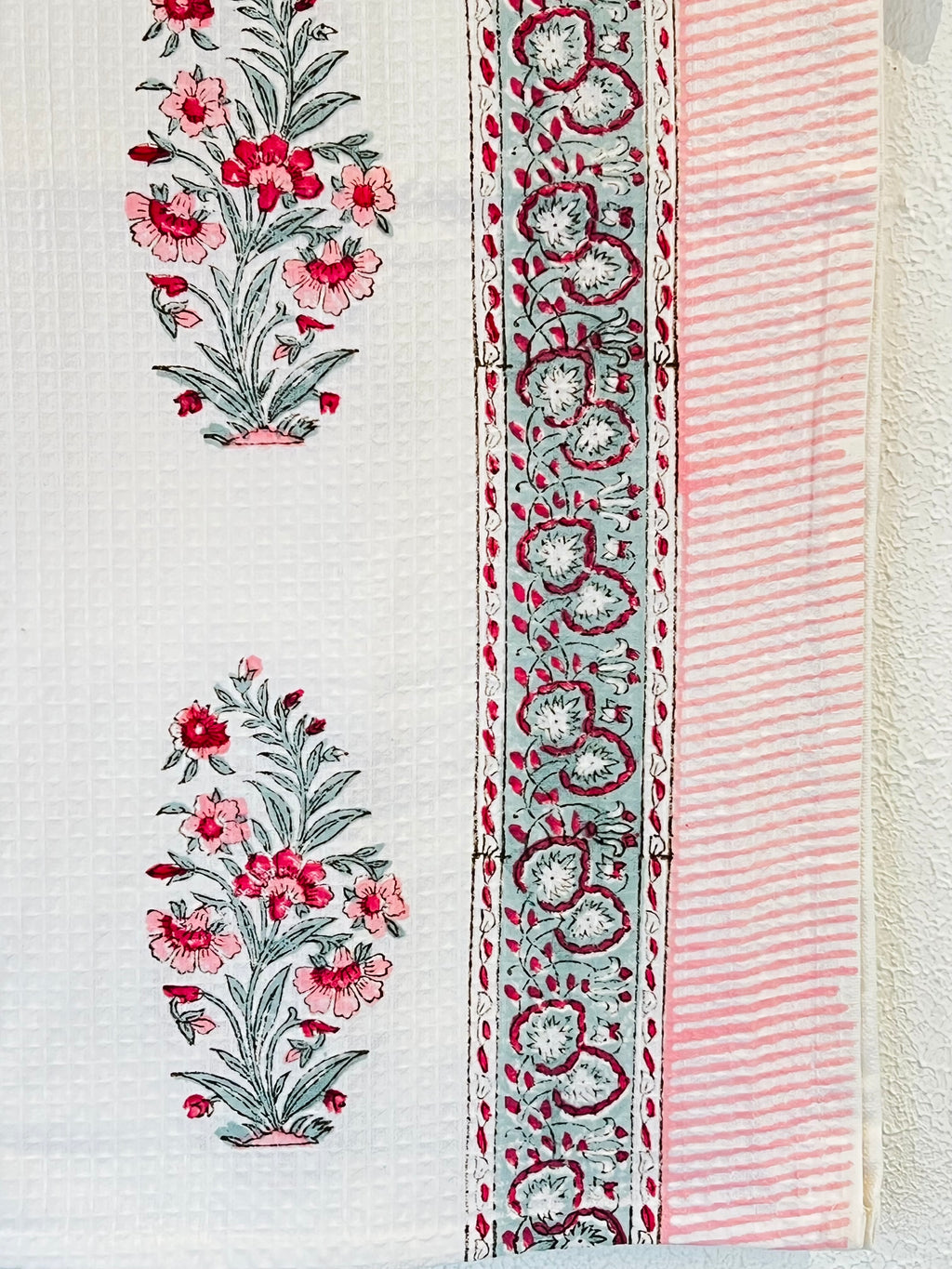 Hand-Block Printed Bath Towel