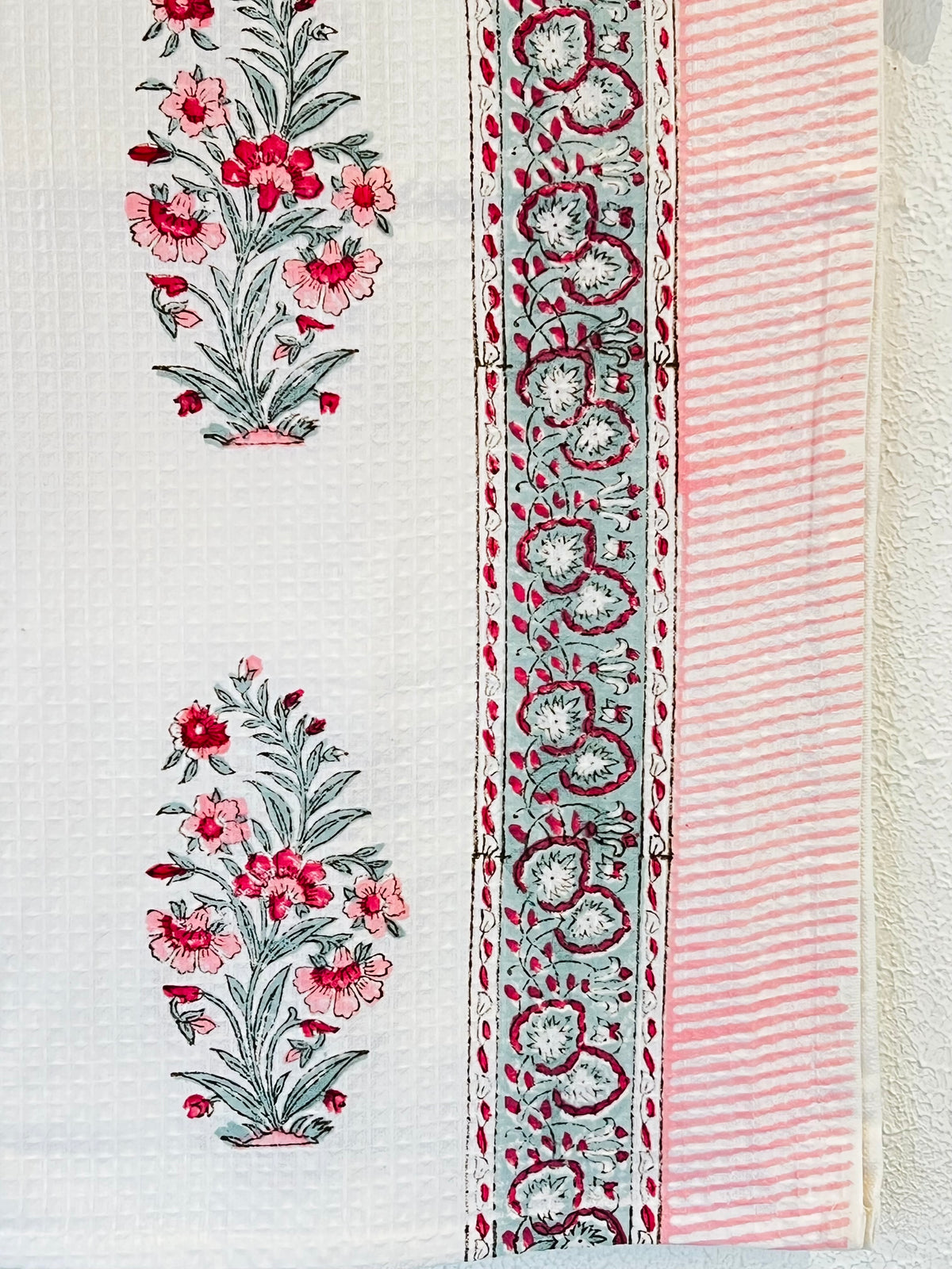 Hand-Block Printed Bath Towel
