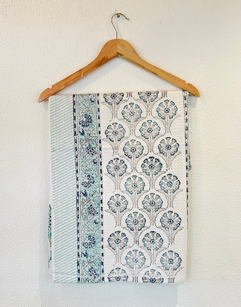 Hand- Block Printed Bath Towel