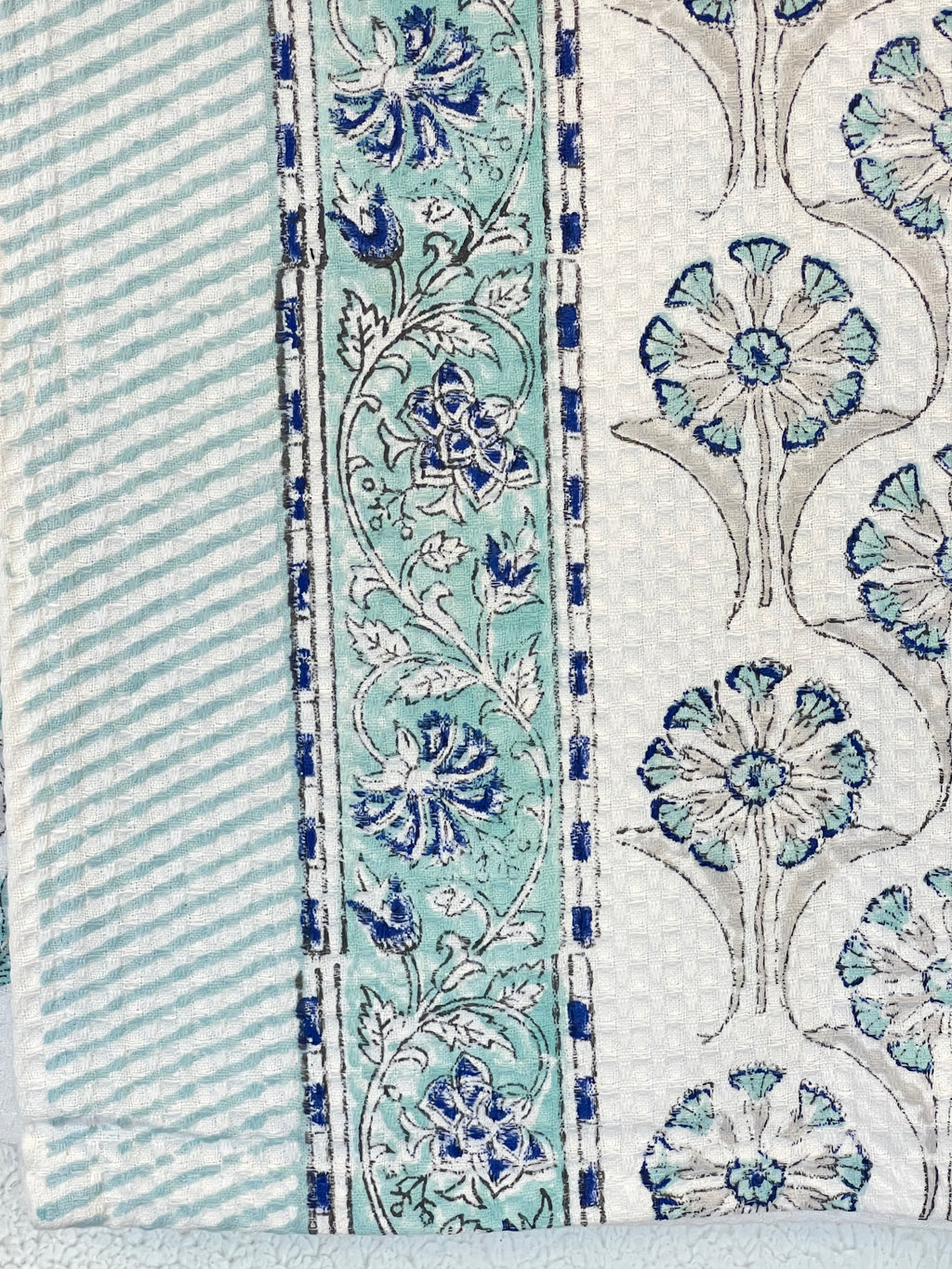 Hand- Block Printed Bath Towel
