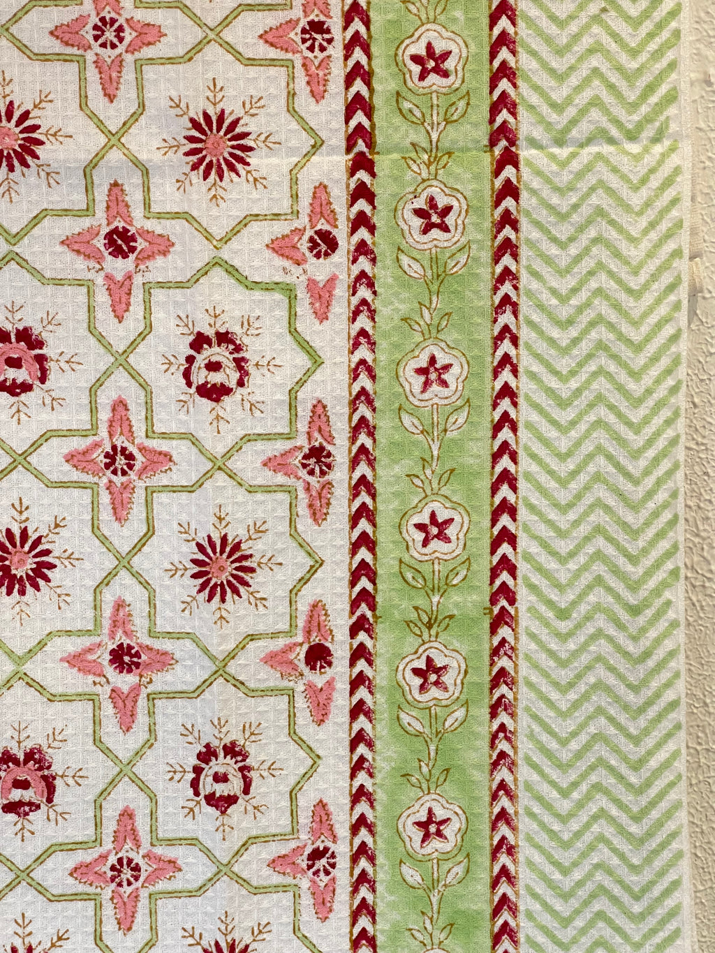 Hand- Block Printed Bath Towel