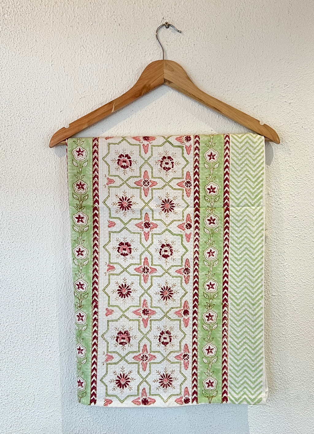 Hand- Block Printed Bath Towel