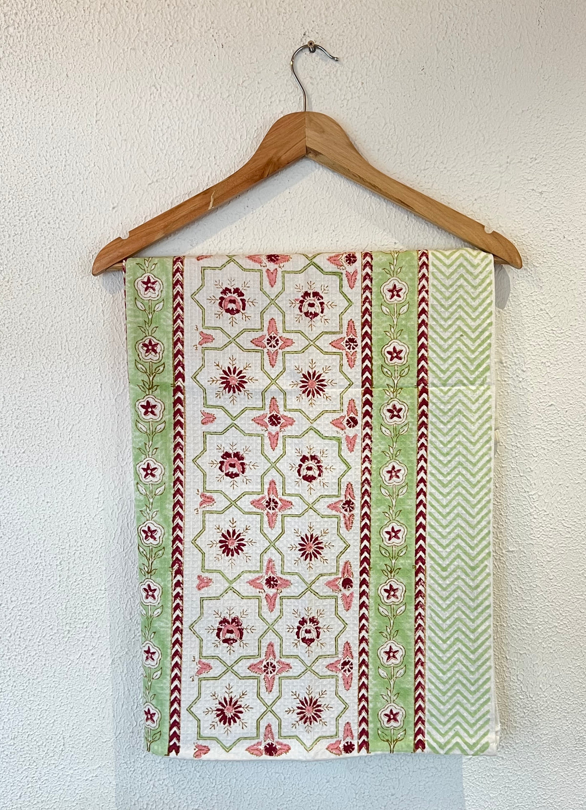 Hand- Block Printed Bath Towel