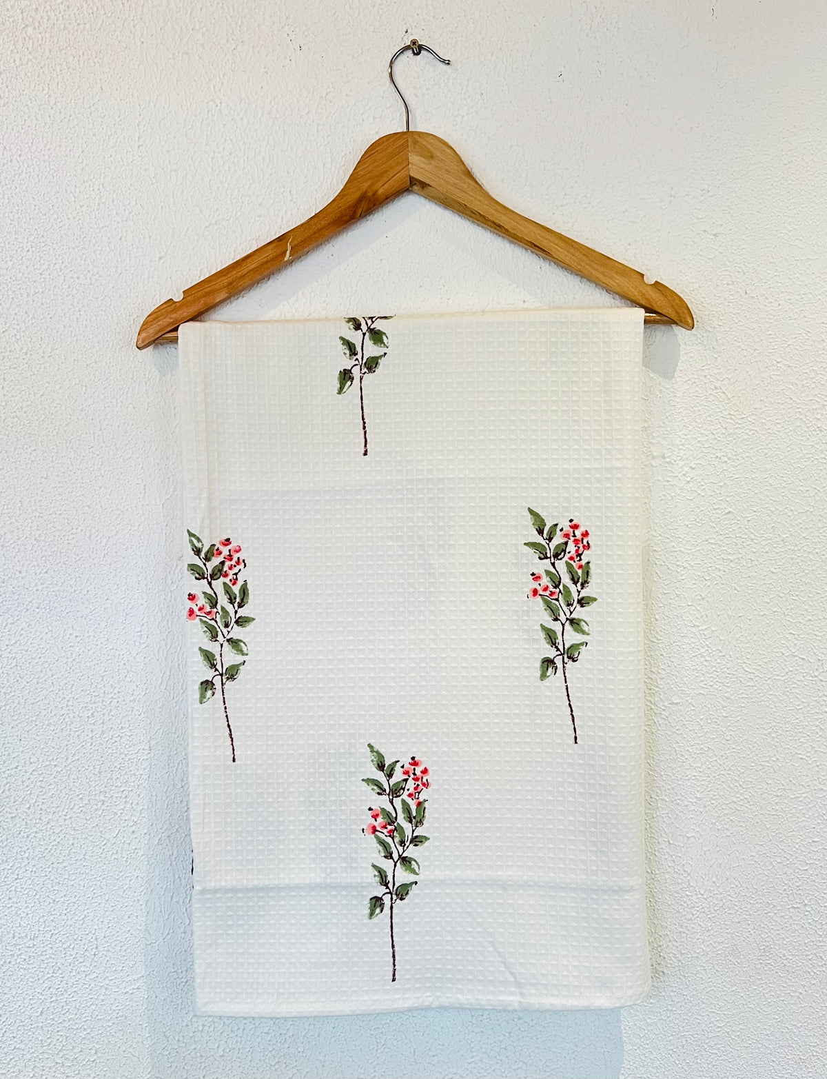 Hand- Block Printed Bath Towel