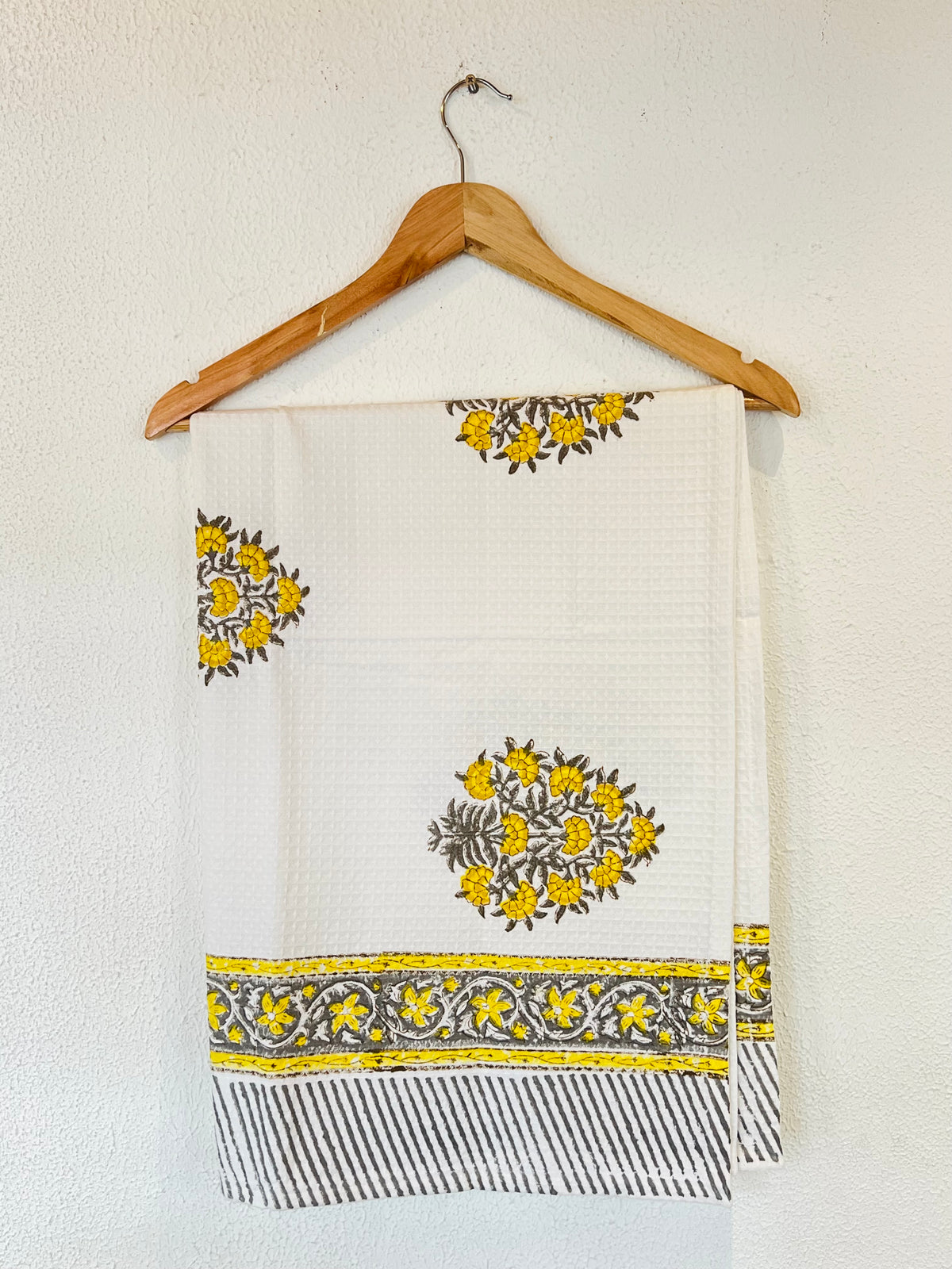 Hand Block -Printed Bath Towel