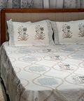 Hand Block Printed king size Bedsheet