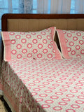 Hand Block Printed King Size Bedsheet