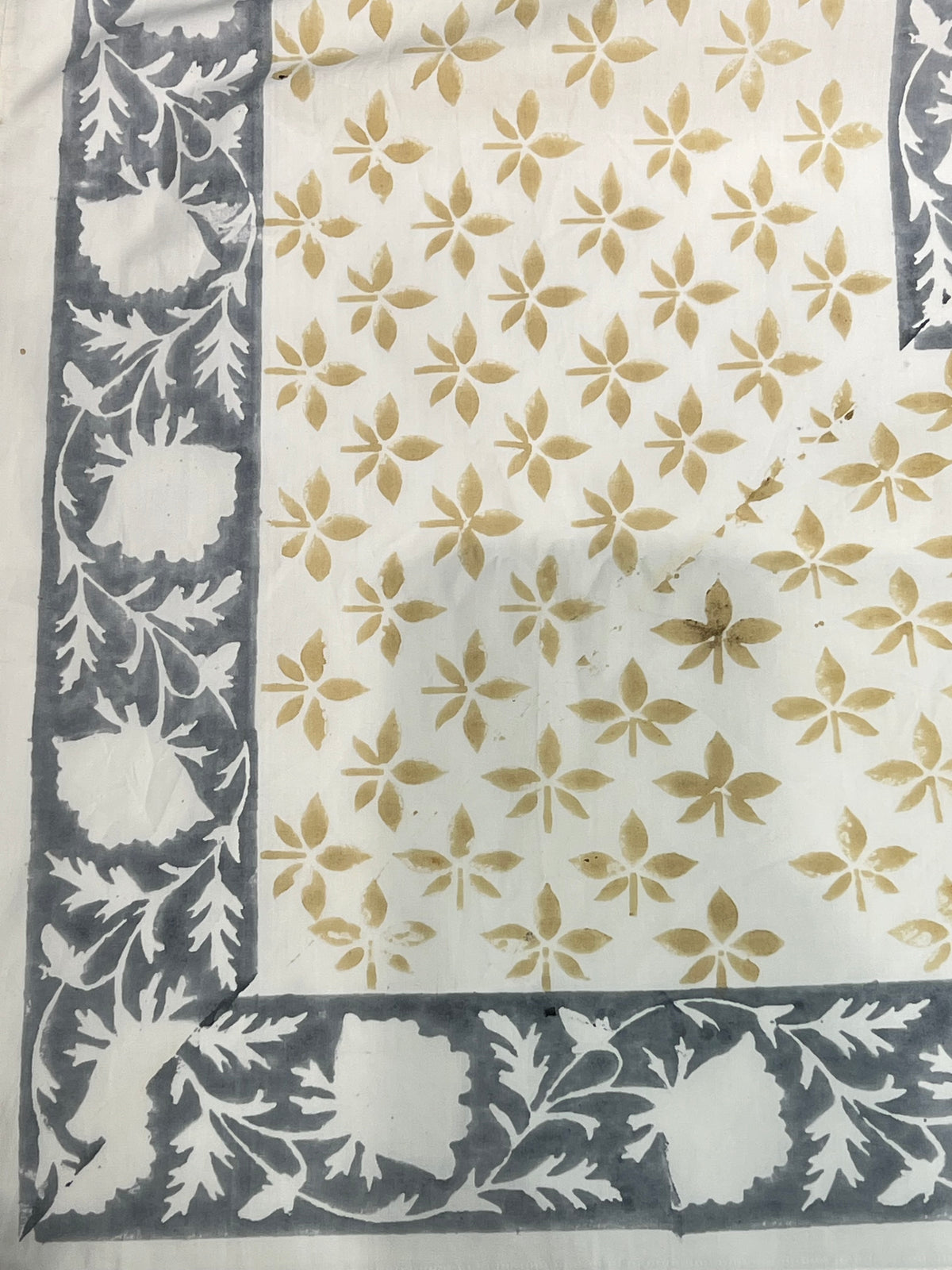 Hand Block Printed King Size Bedsheet