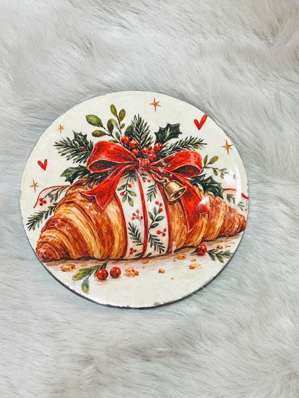 Xmas Theme Wooden Coaster