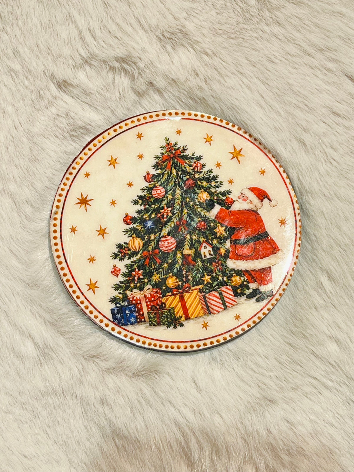 Xmas Theme Wooden coaster