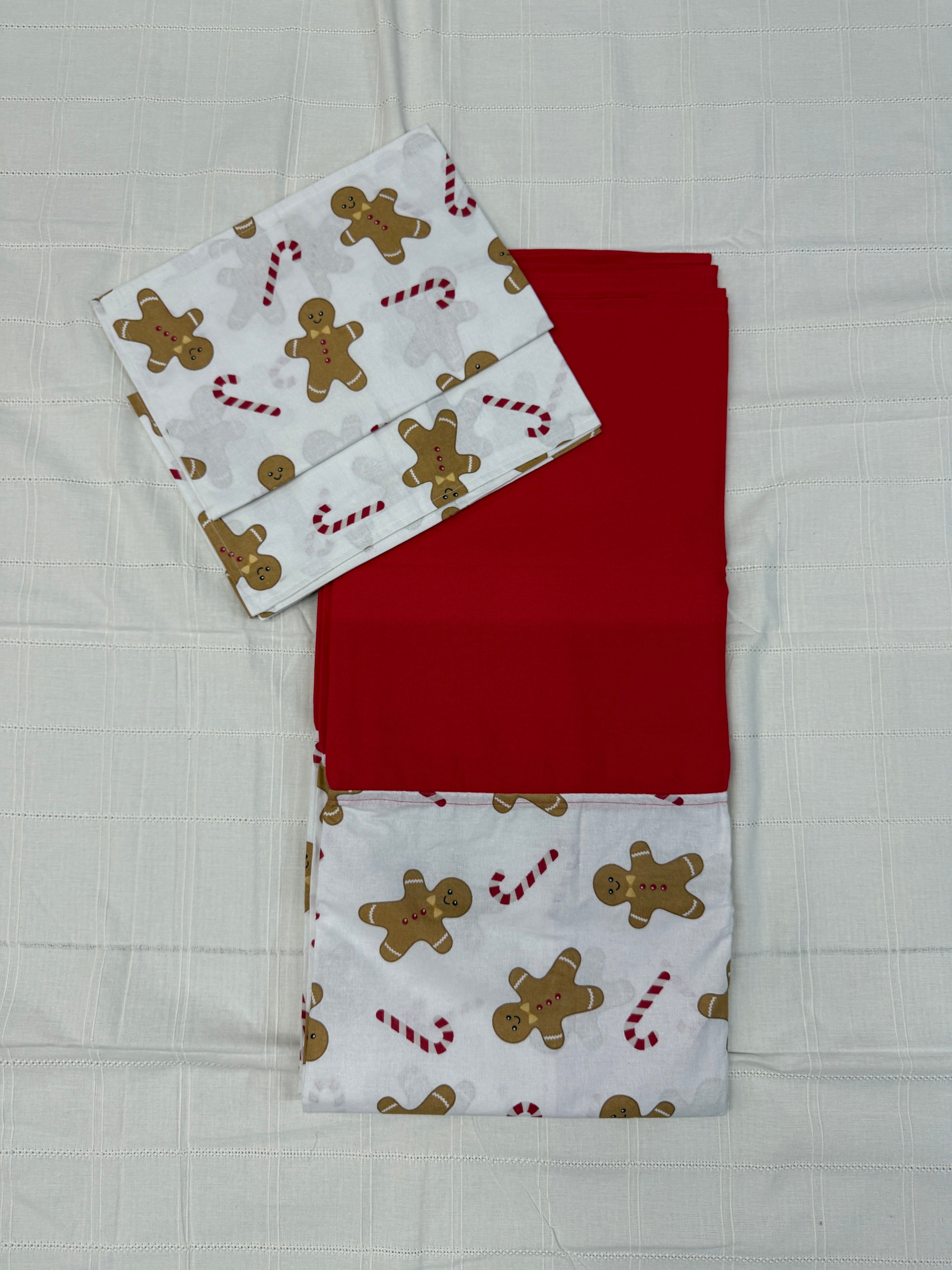 KING SIZE BEDSHEET CHRISTMAS PRINT