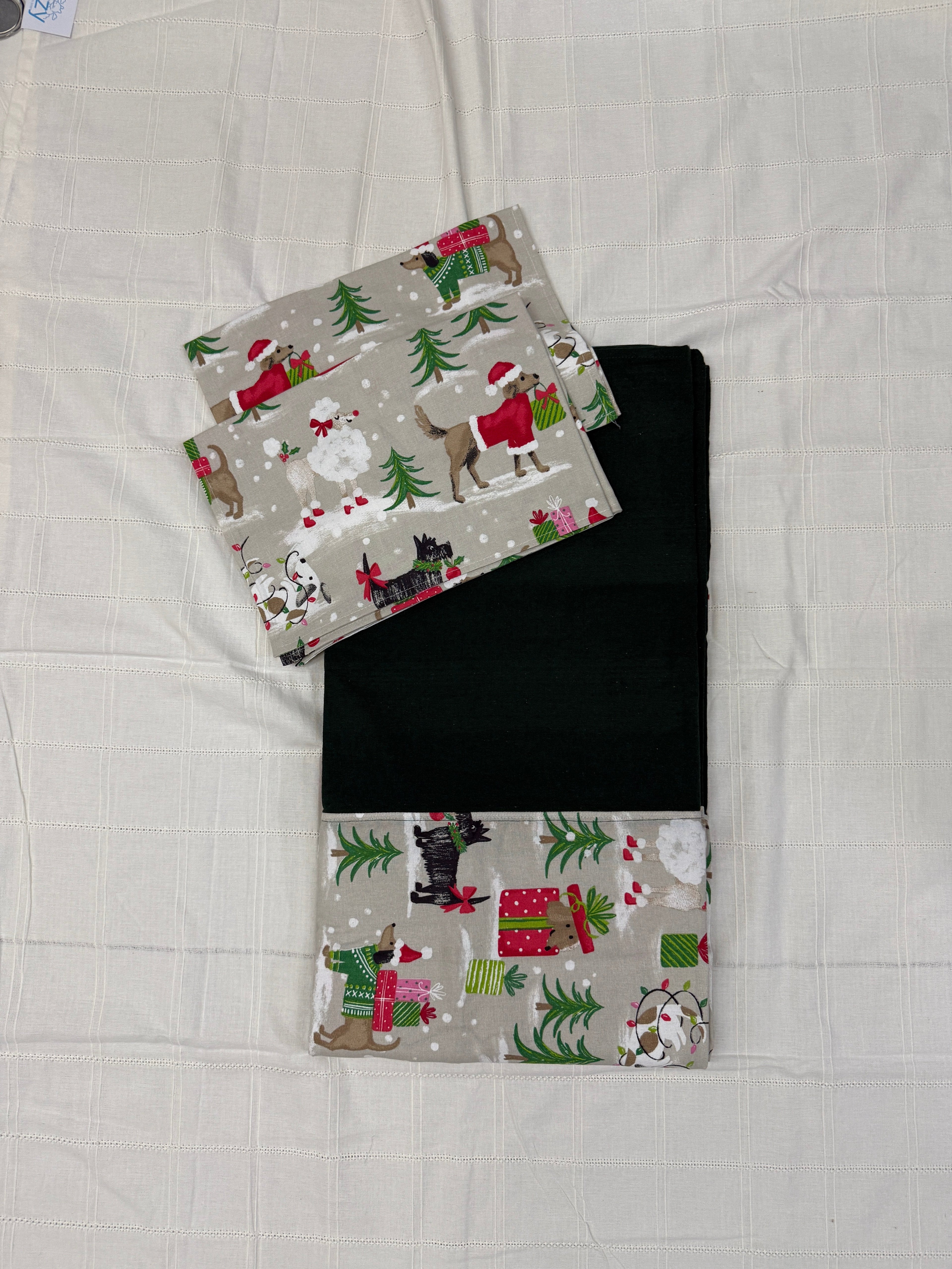 KING SIZE BEDSHEET CHRISTMAS THEME