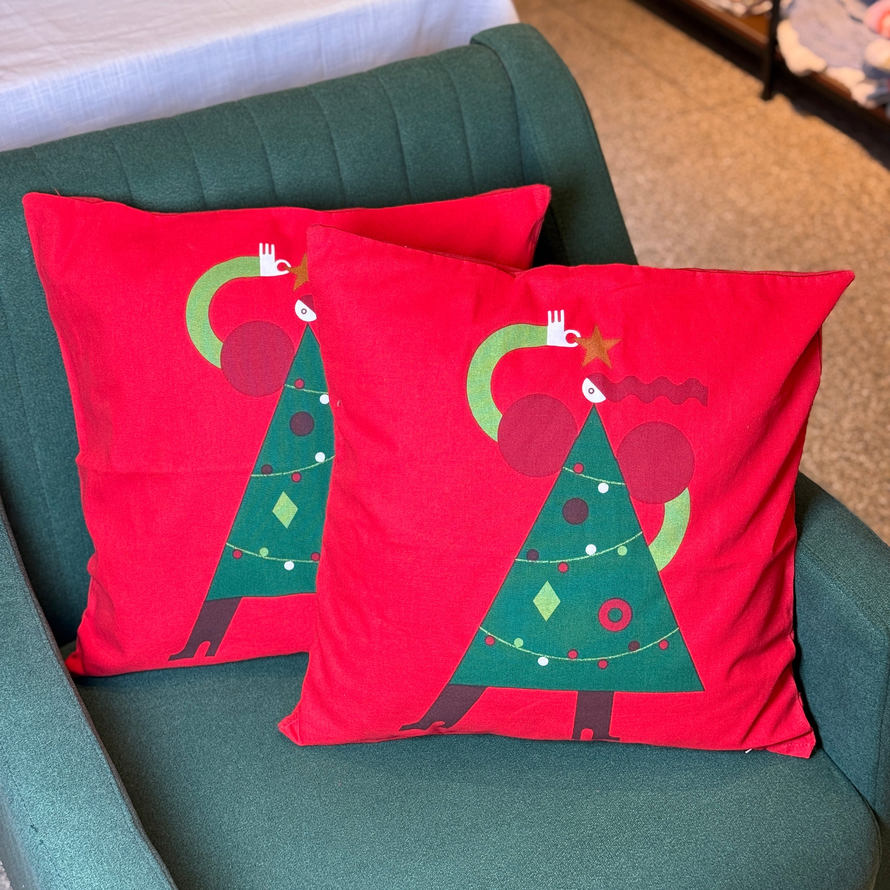 Xmas Theme Cushion Cover Set of 5