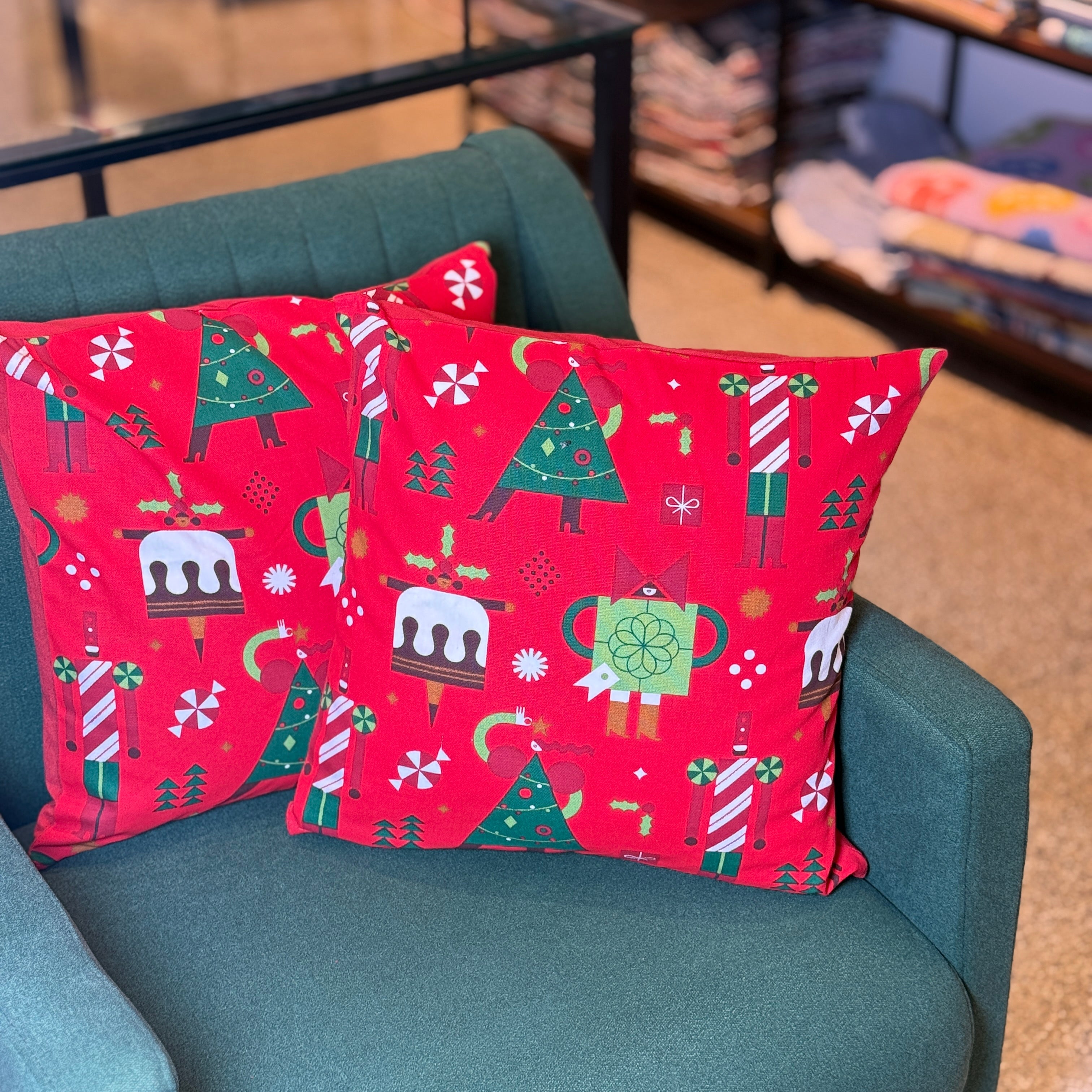 Xmas Theme Cushion Cover Set of 5