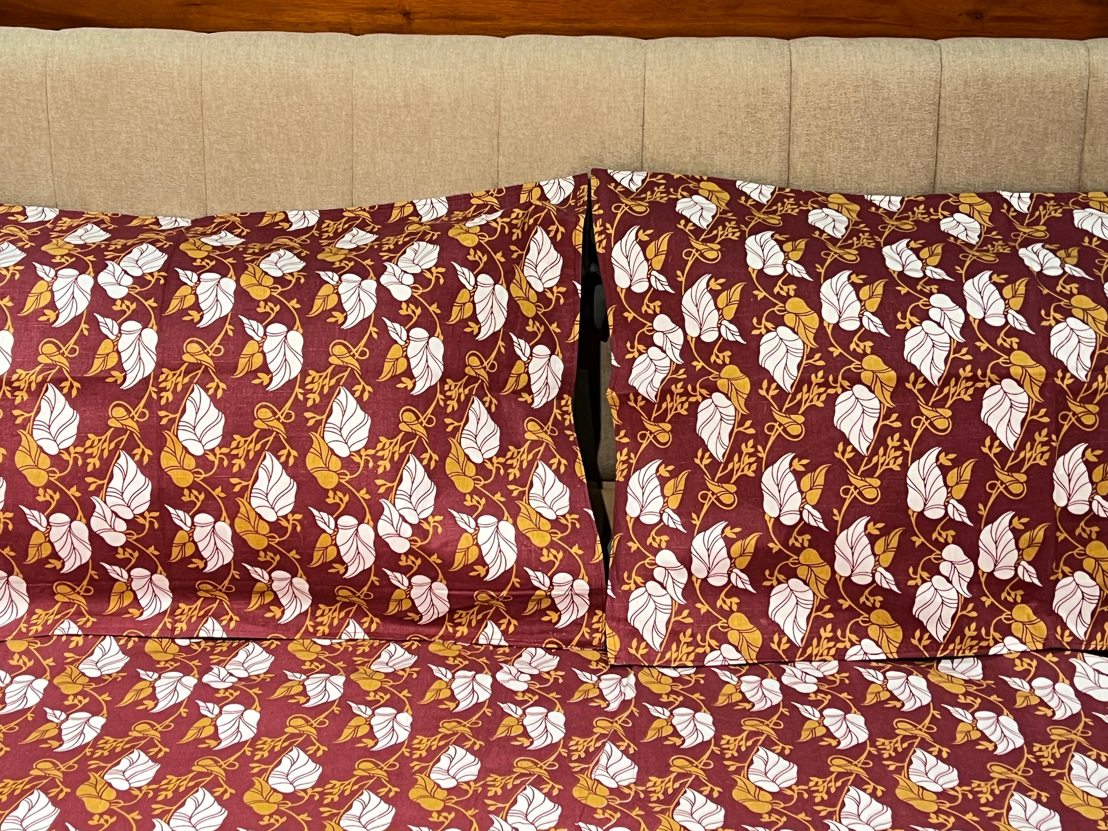 Queen Size Border Bedsheets