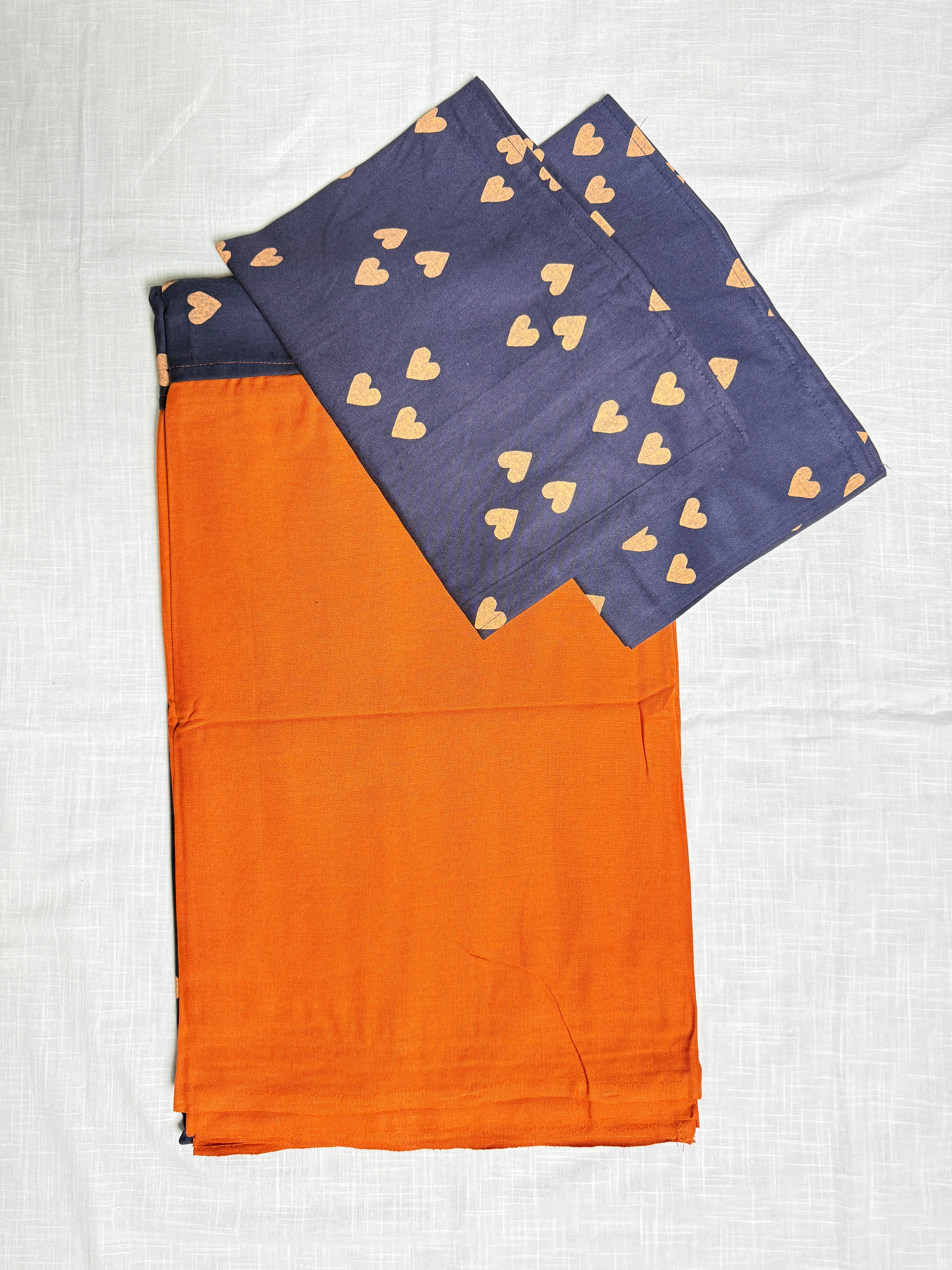 Heart Theme King Size Bedsheet