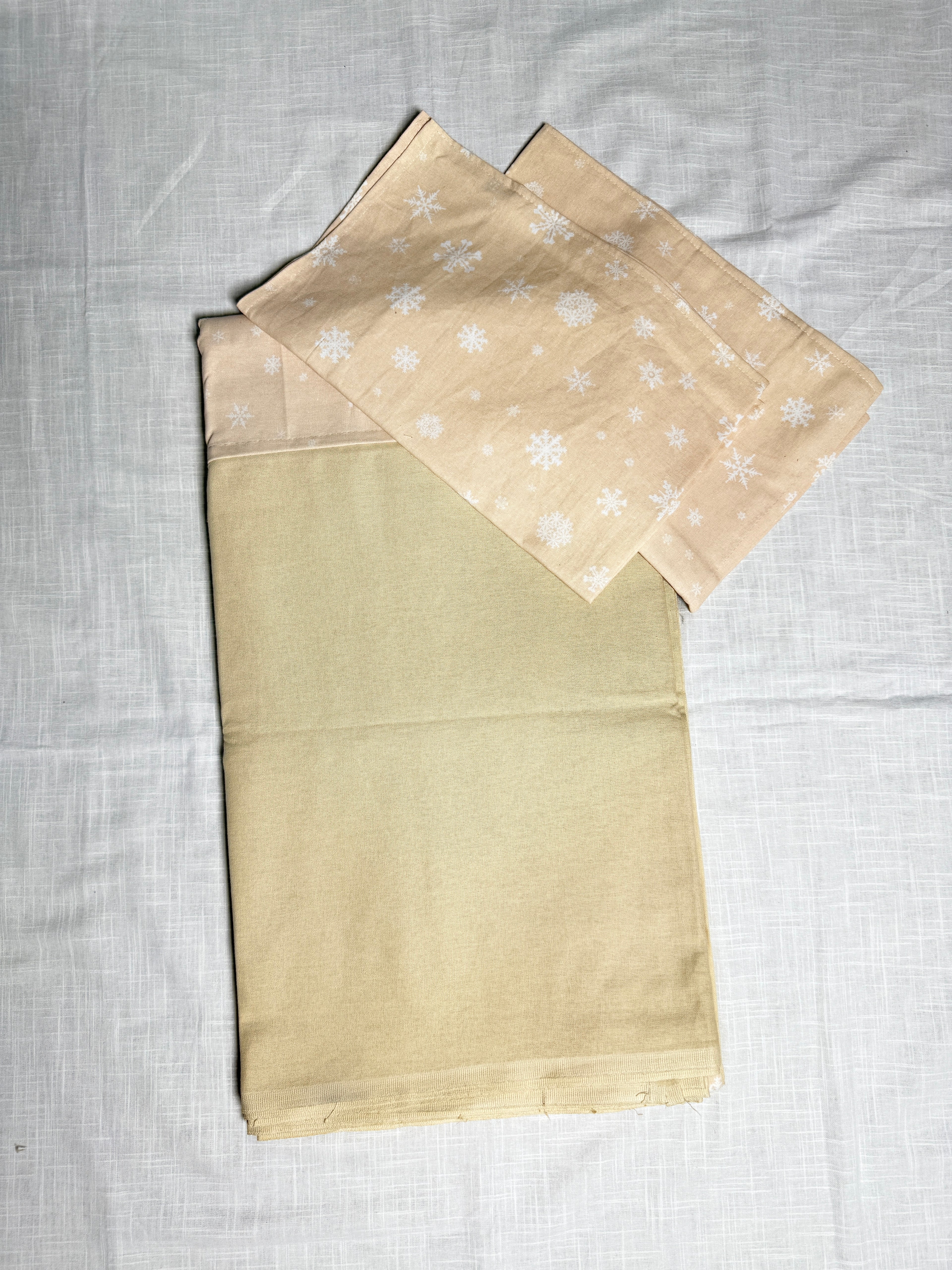 Xmas Theme King Size Bedsheet