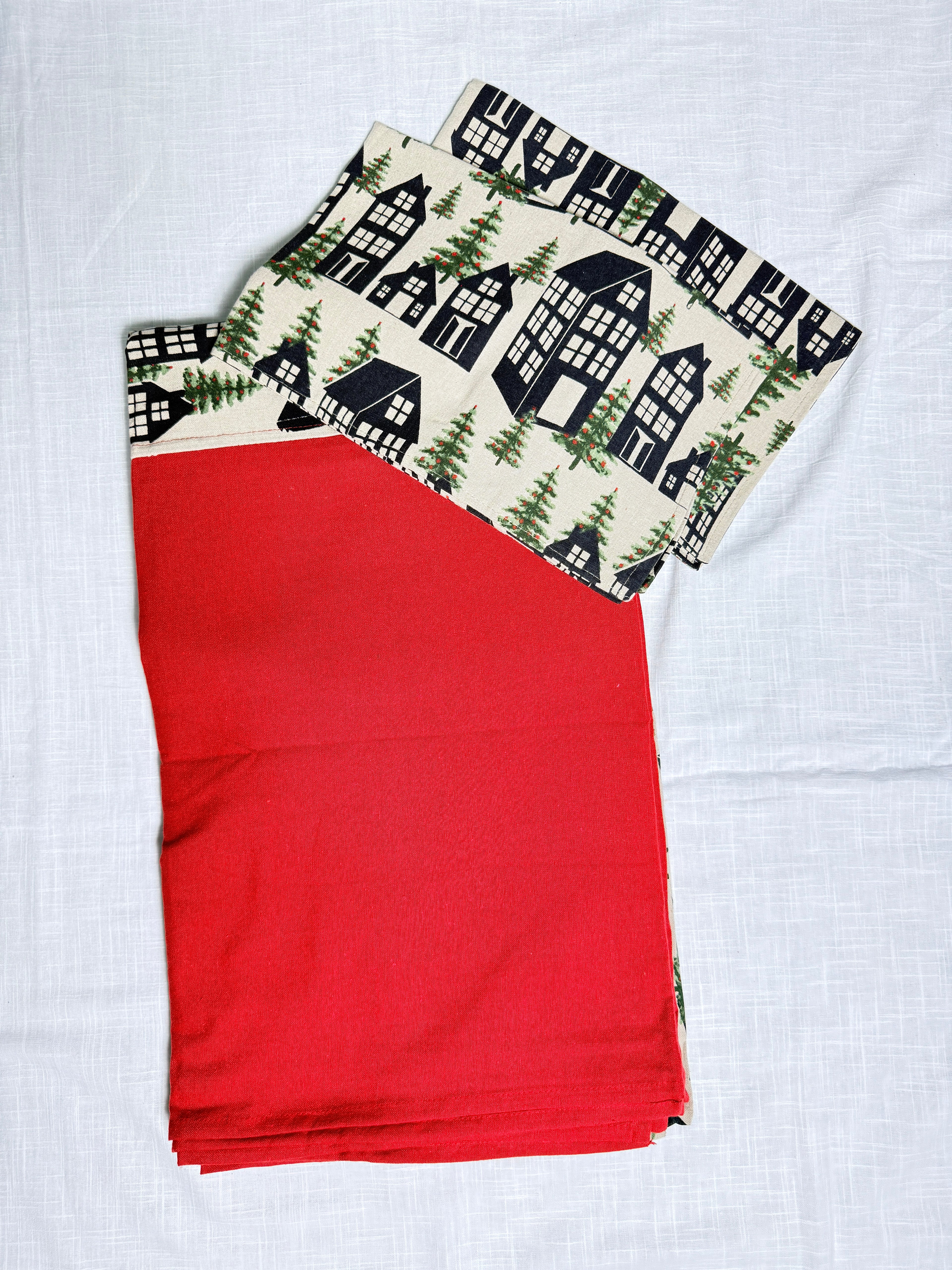 Xmas Theme King Size Bedsheet