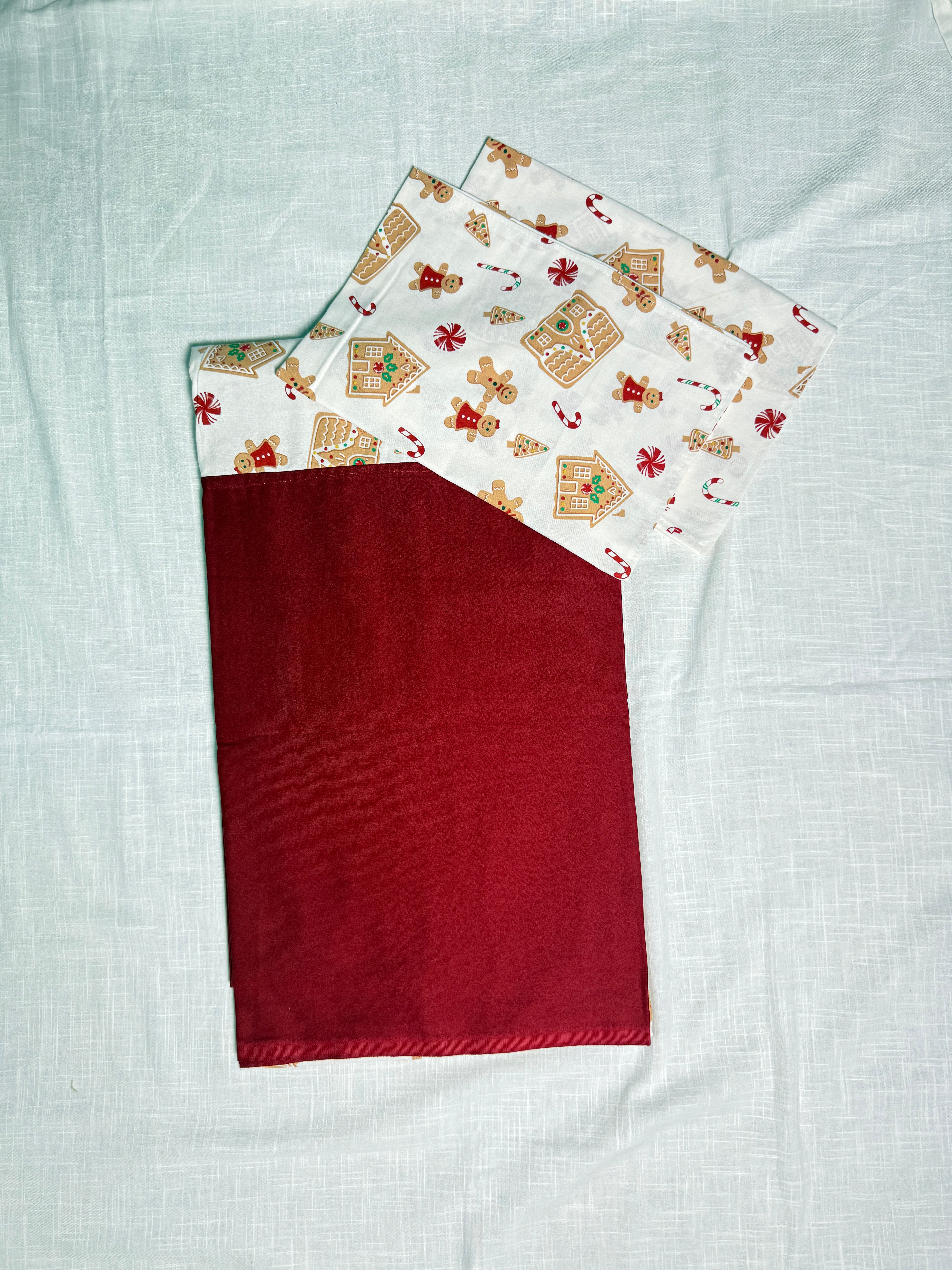 Xmas Theme King Size Bedsheet