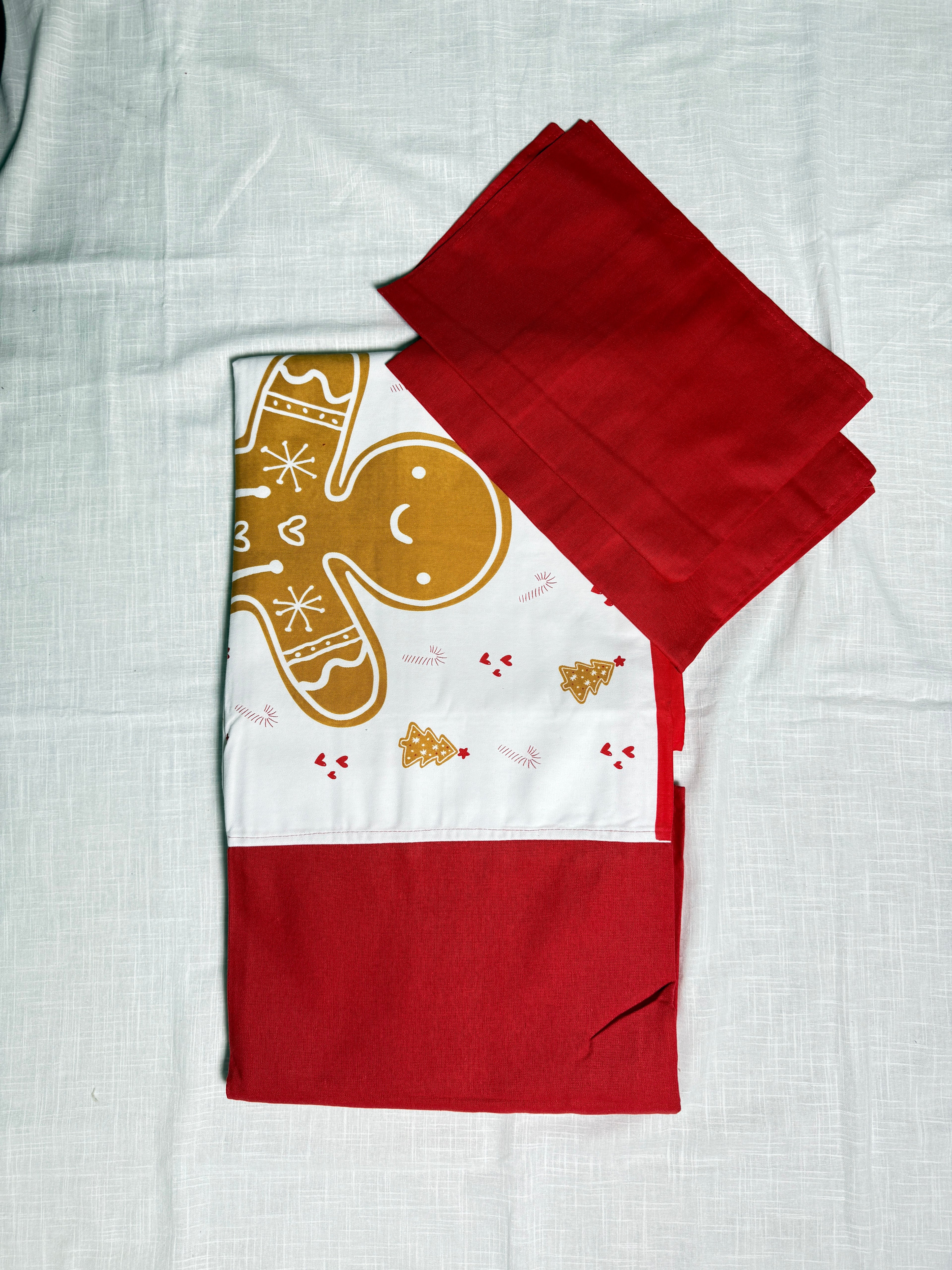 Xmas Theme King Size Bedsheet