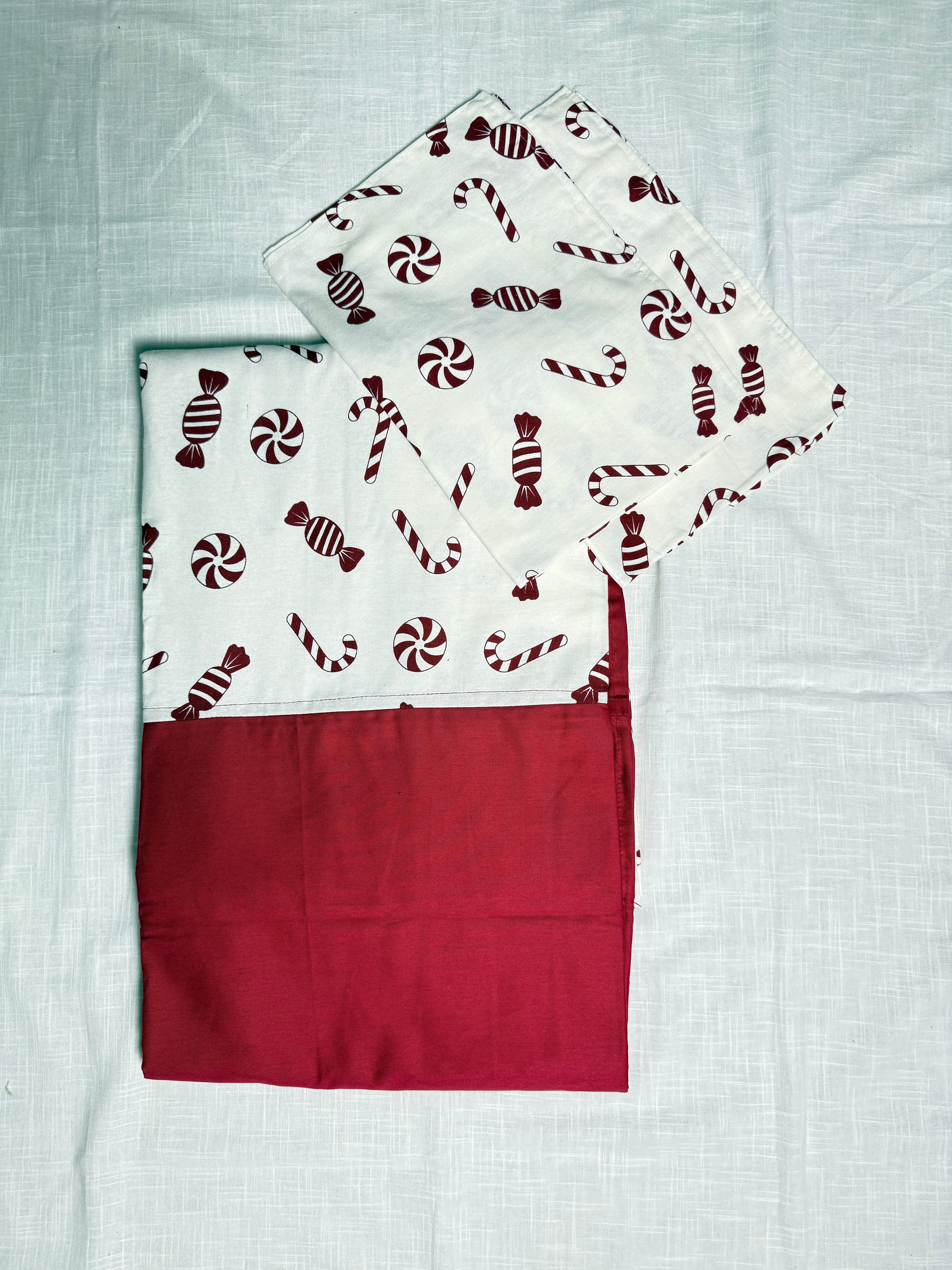 Xmas Theme King Size Bedsheet