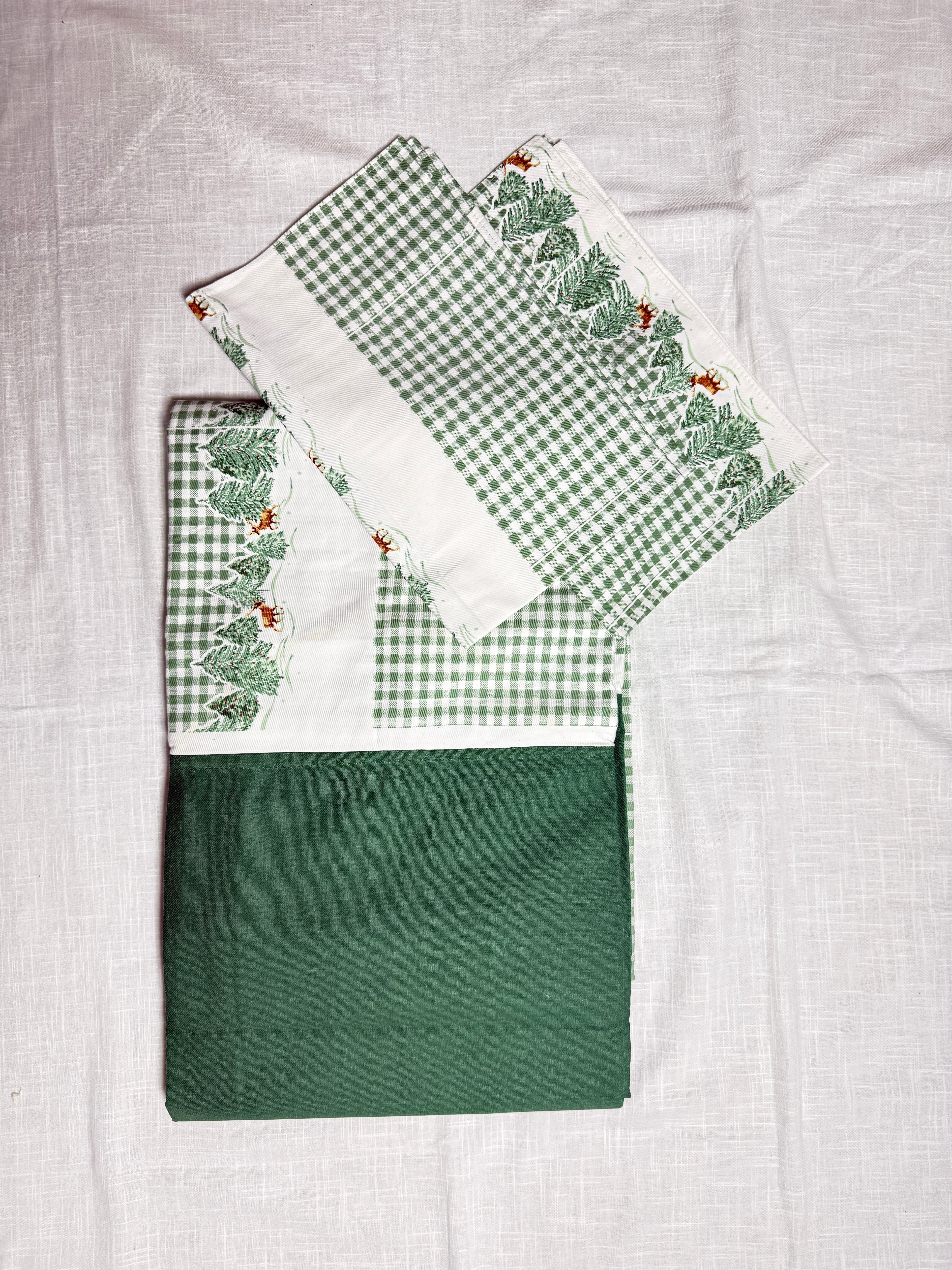 Xmas Theme King Size Bedsheet