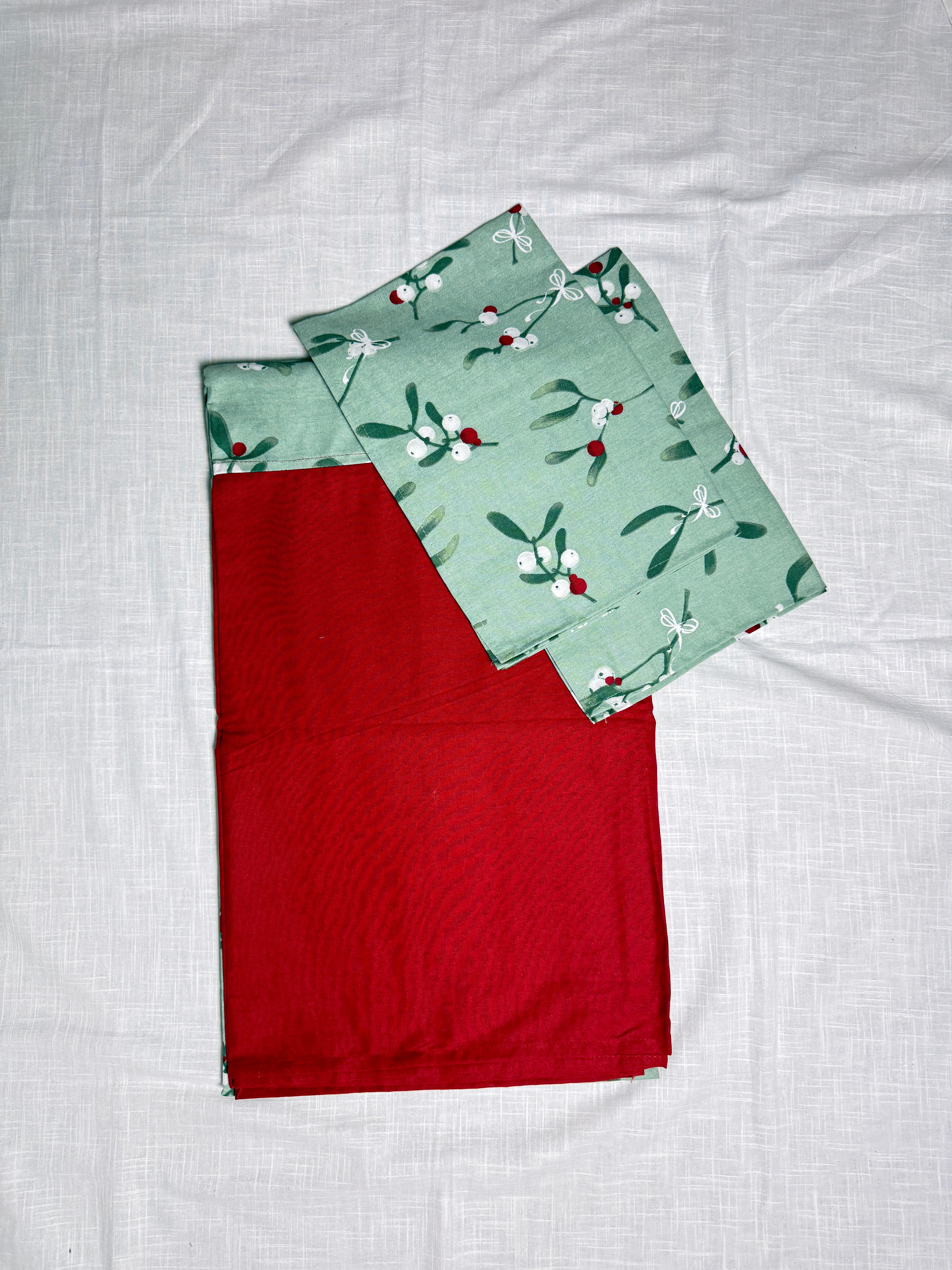 Xmas Theme King Size Bedsheet