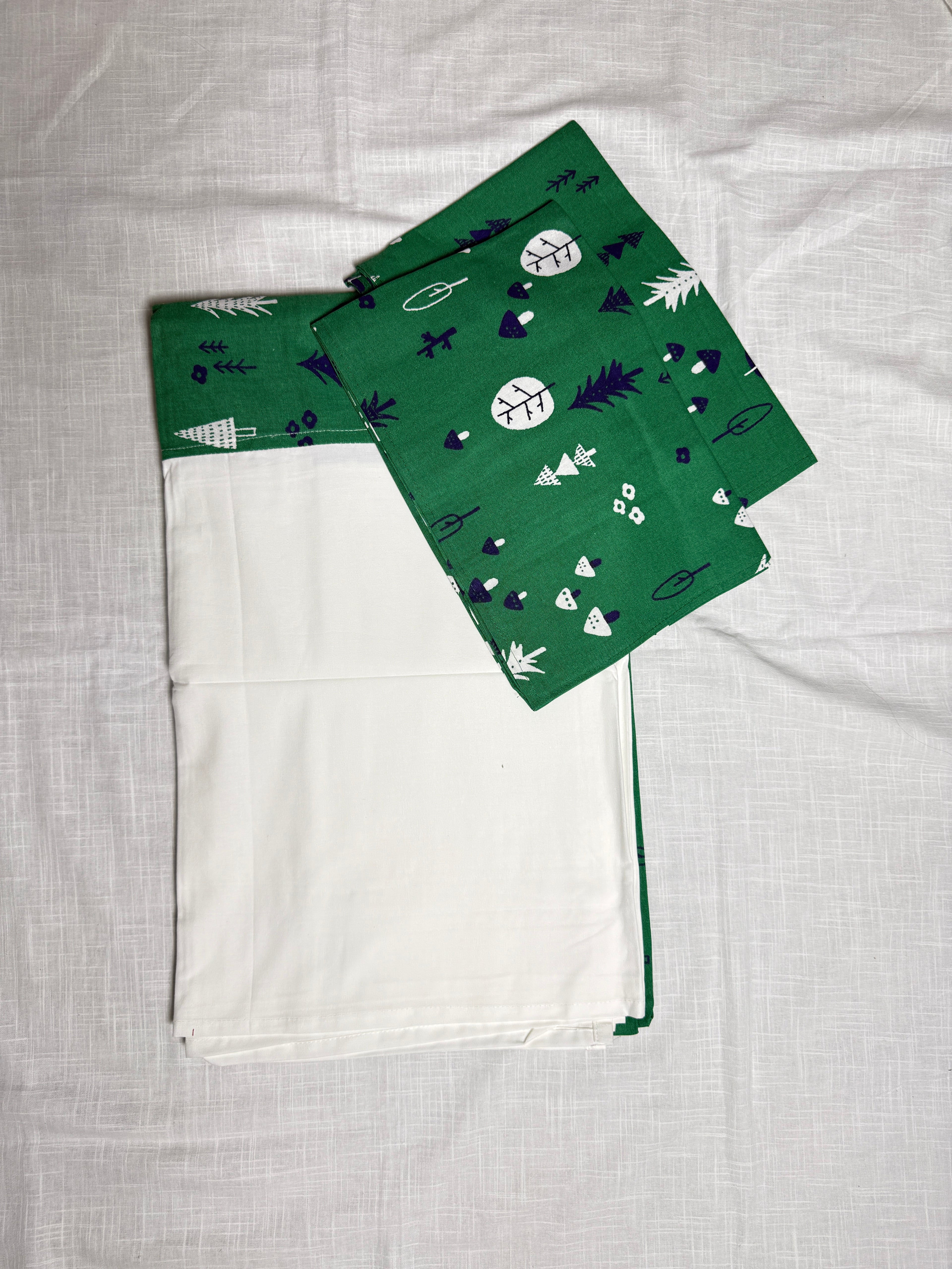 Xmas Theme King Size Bedsheet