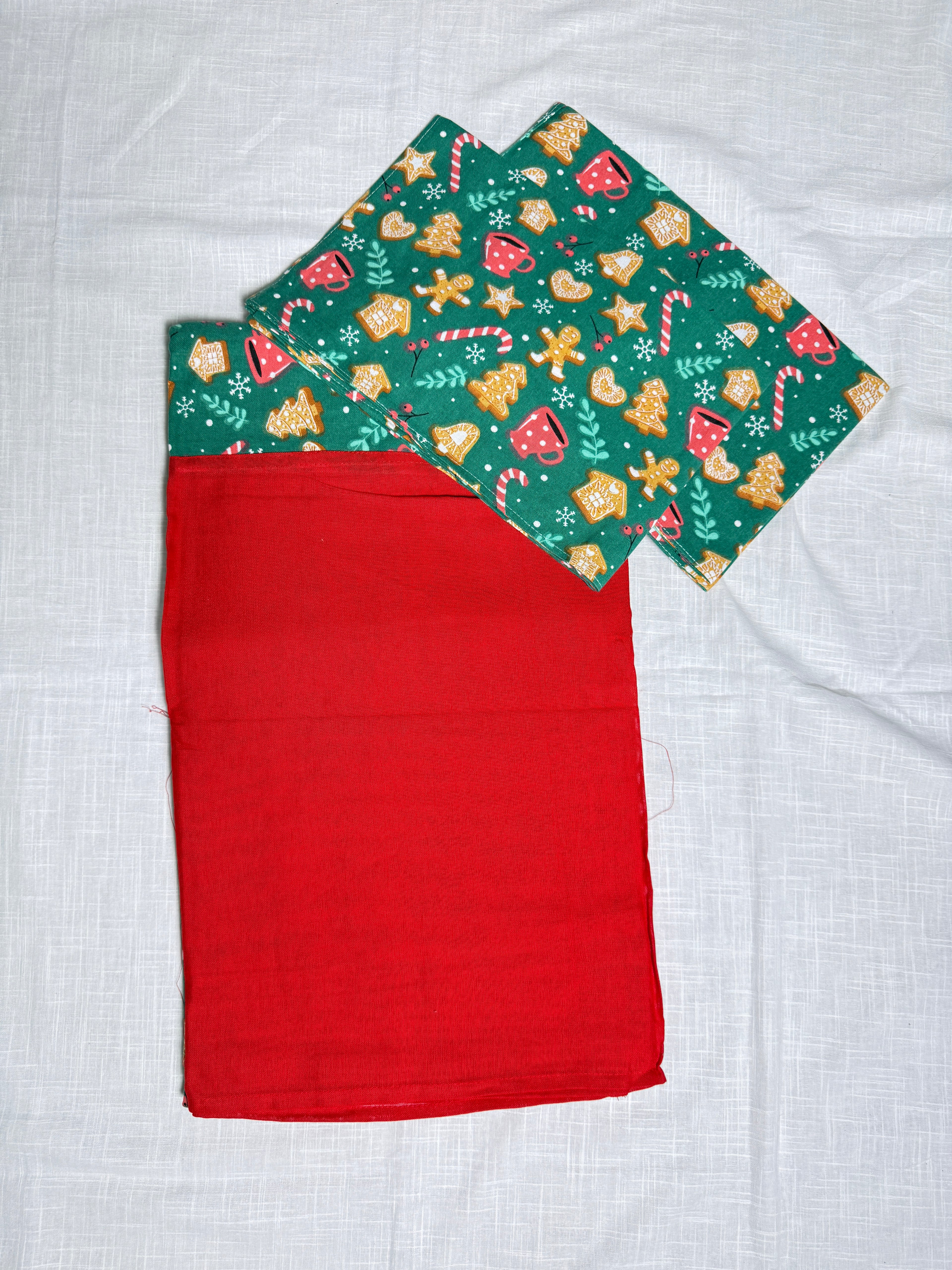 Xmas Theme King Size Bedsheet