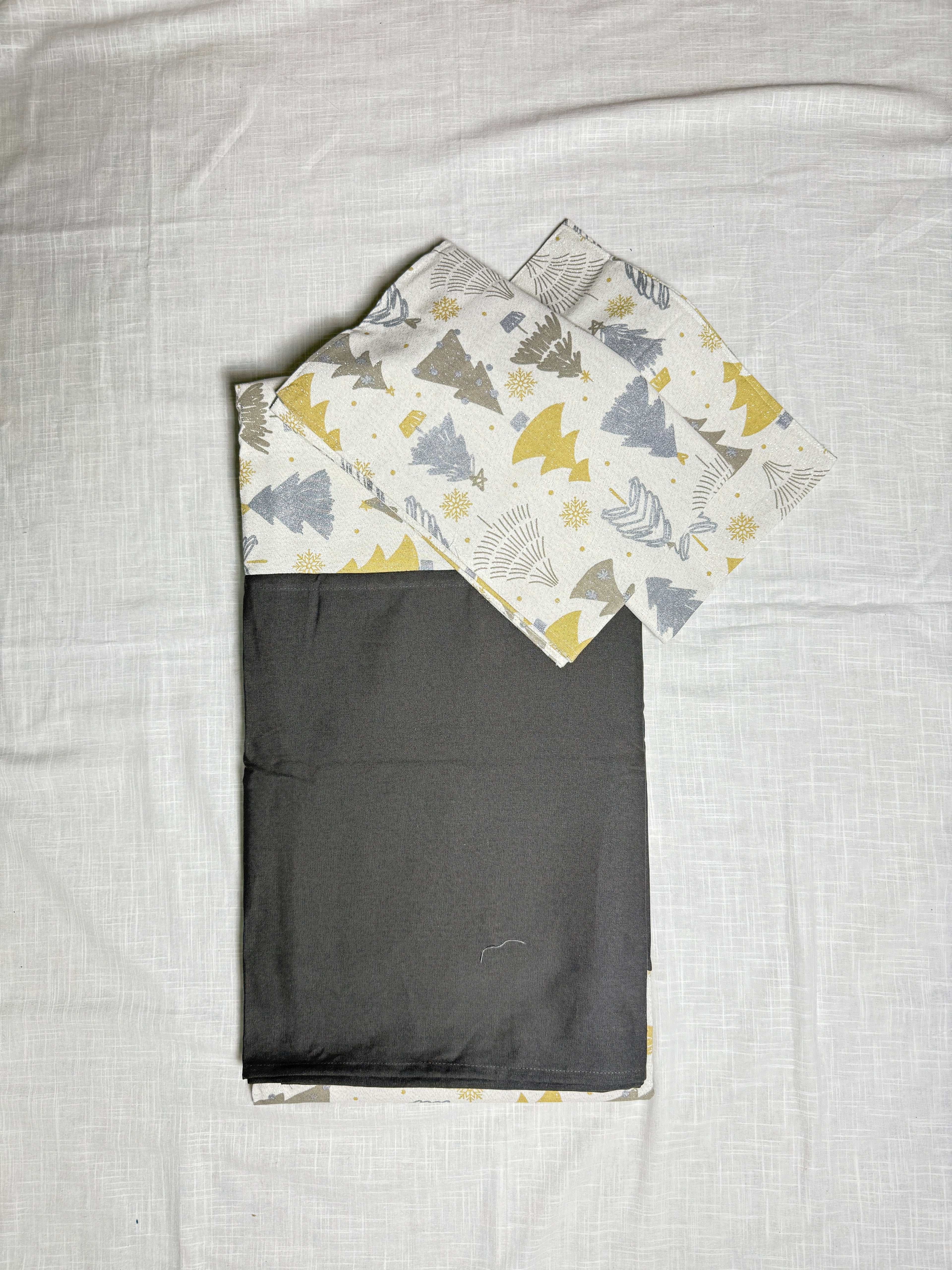 Xmas Theme King Size Bedsheet