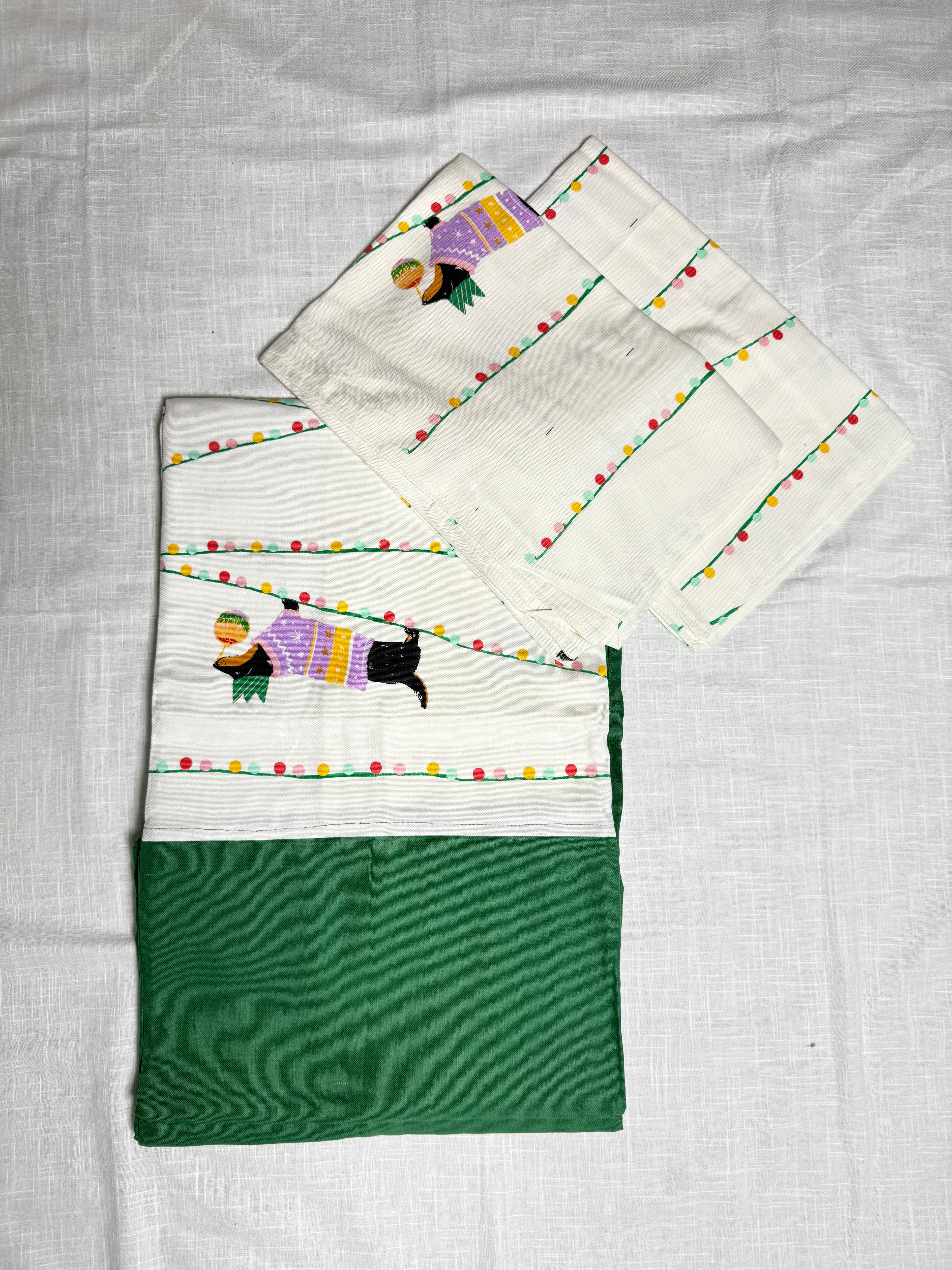 Xmas Theme King Size Bedsheet