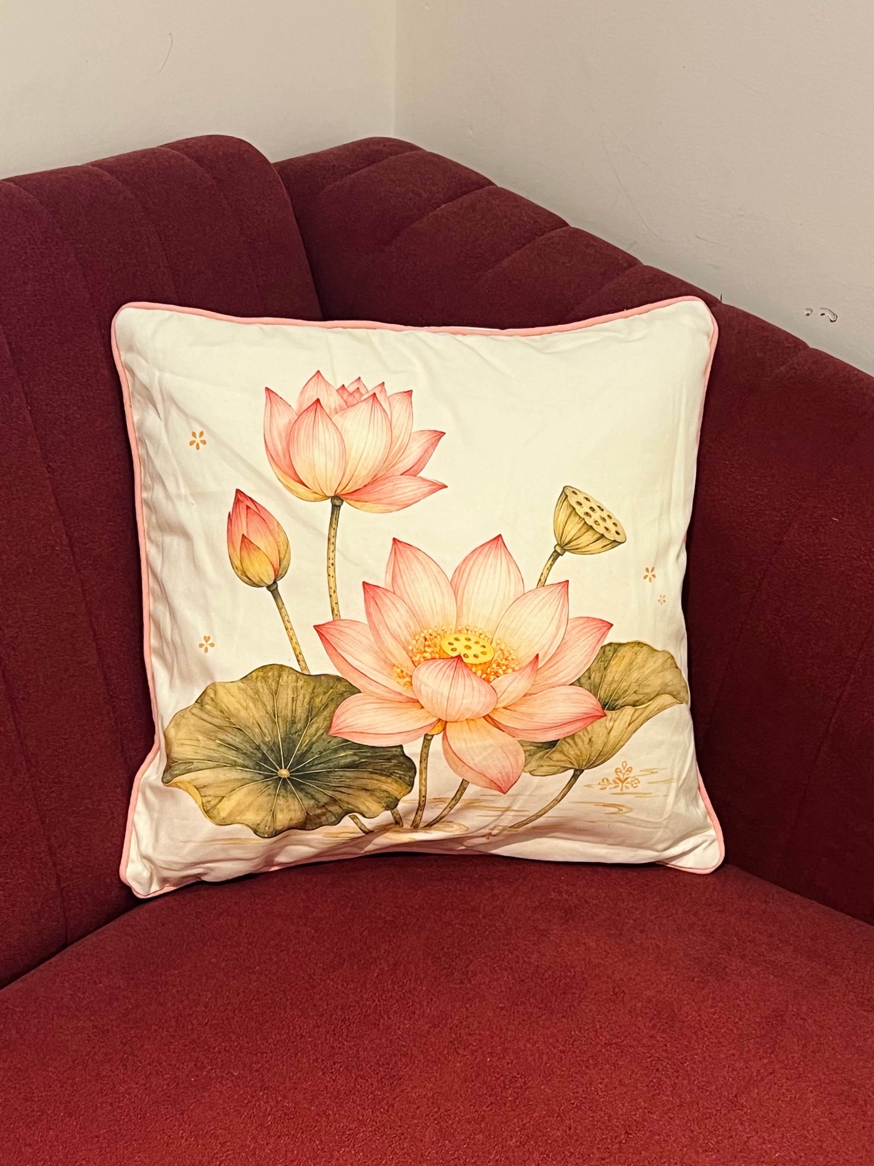 Onam Theme Cushion Cover