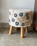 Embroidered Ottoman Stools