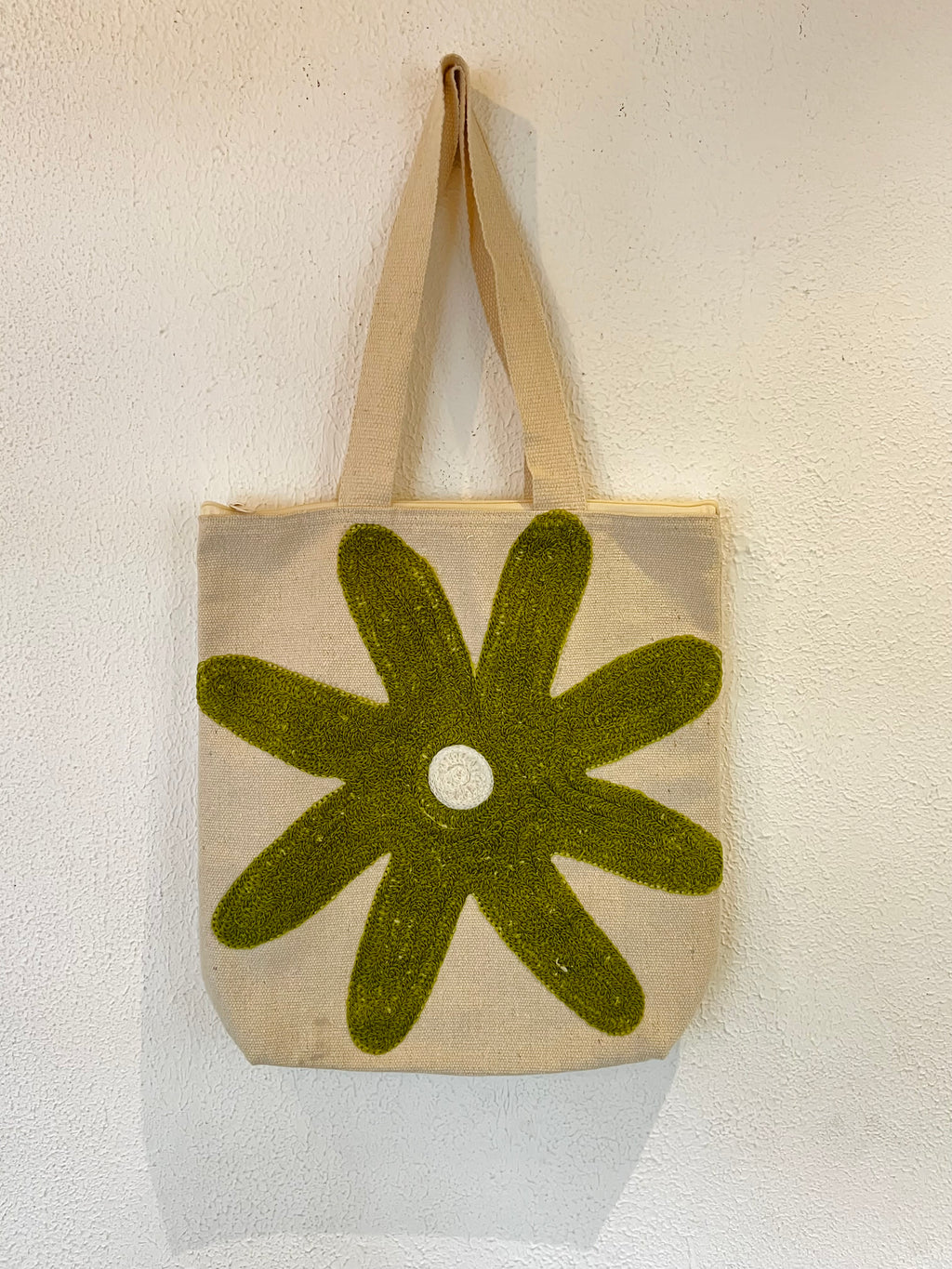 Jute Bag With Embroidered Work