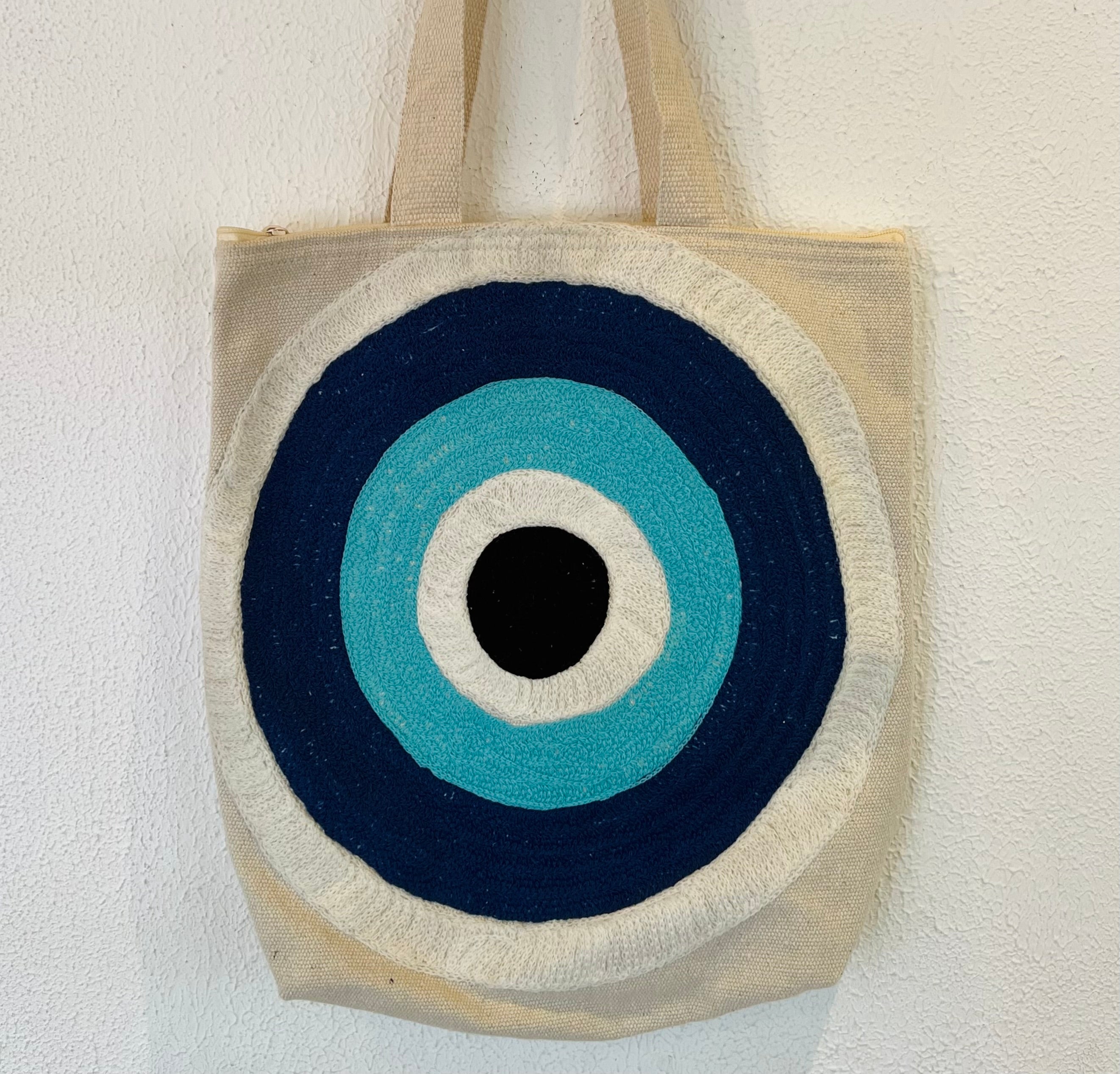 Jute Bag With Embroidered Work