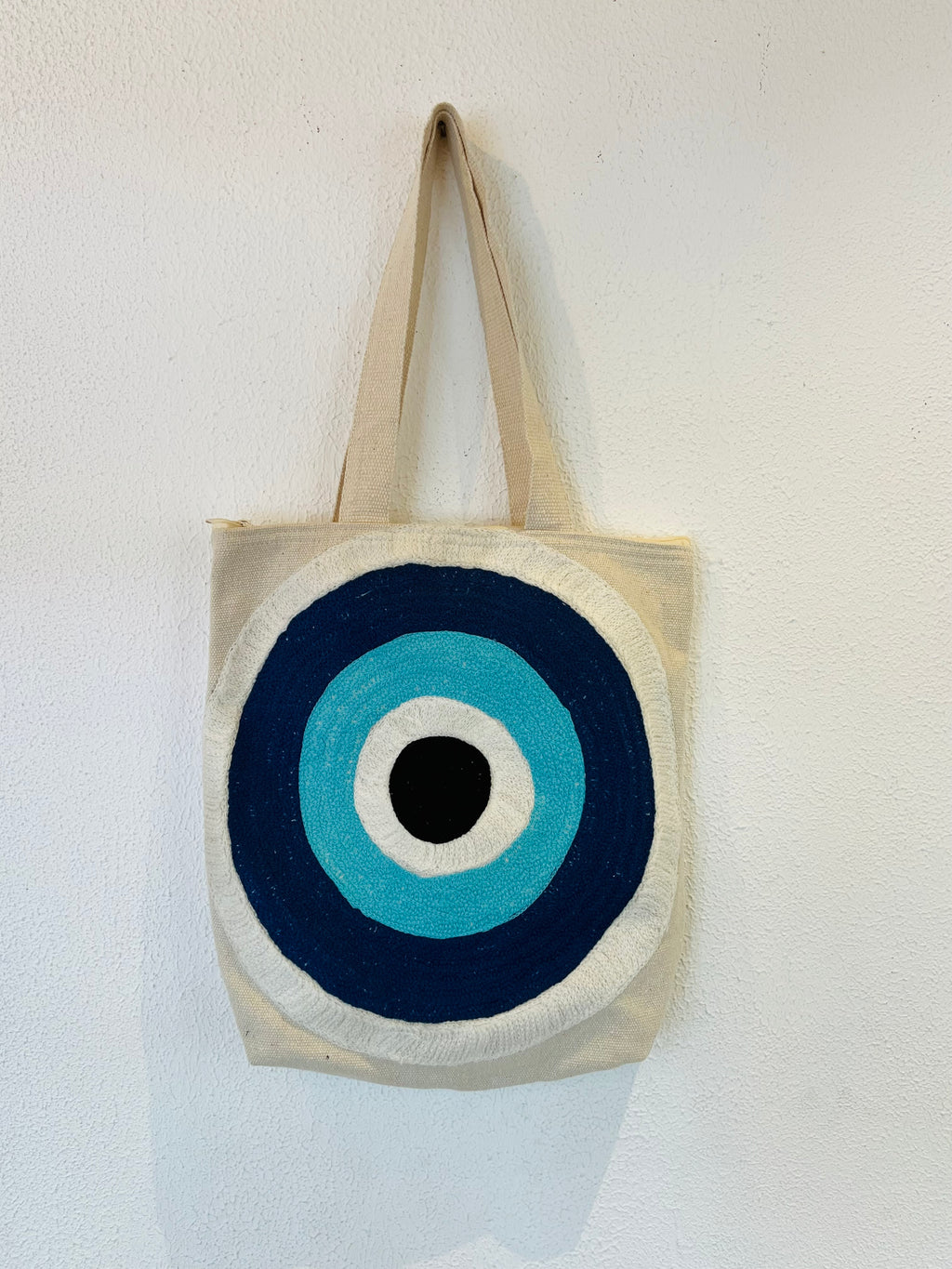Jute Bag With Embroidered Work