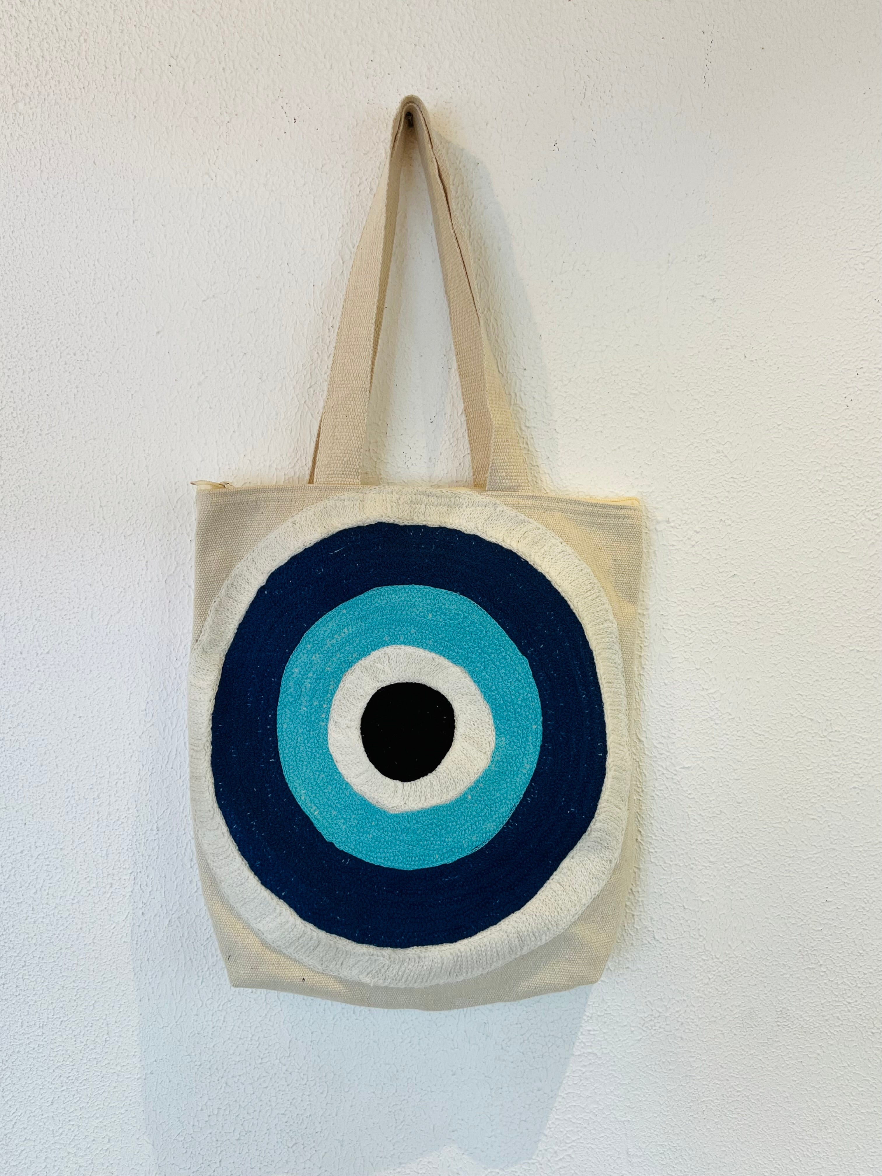 Jute Bag With Embroidered Work
