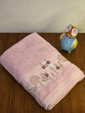 Embroidered Bath Towel