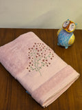 Embroidered Bath Towel