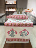 Hand Block Print Table Runner and 6-Piece Mat Set