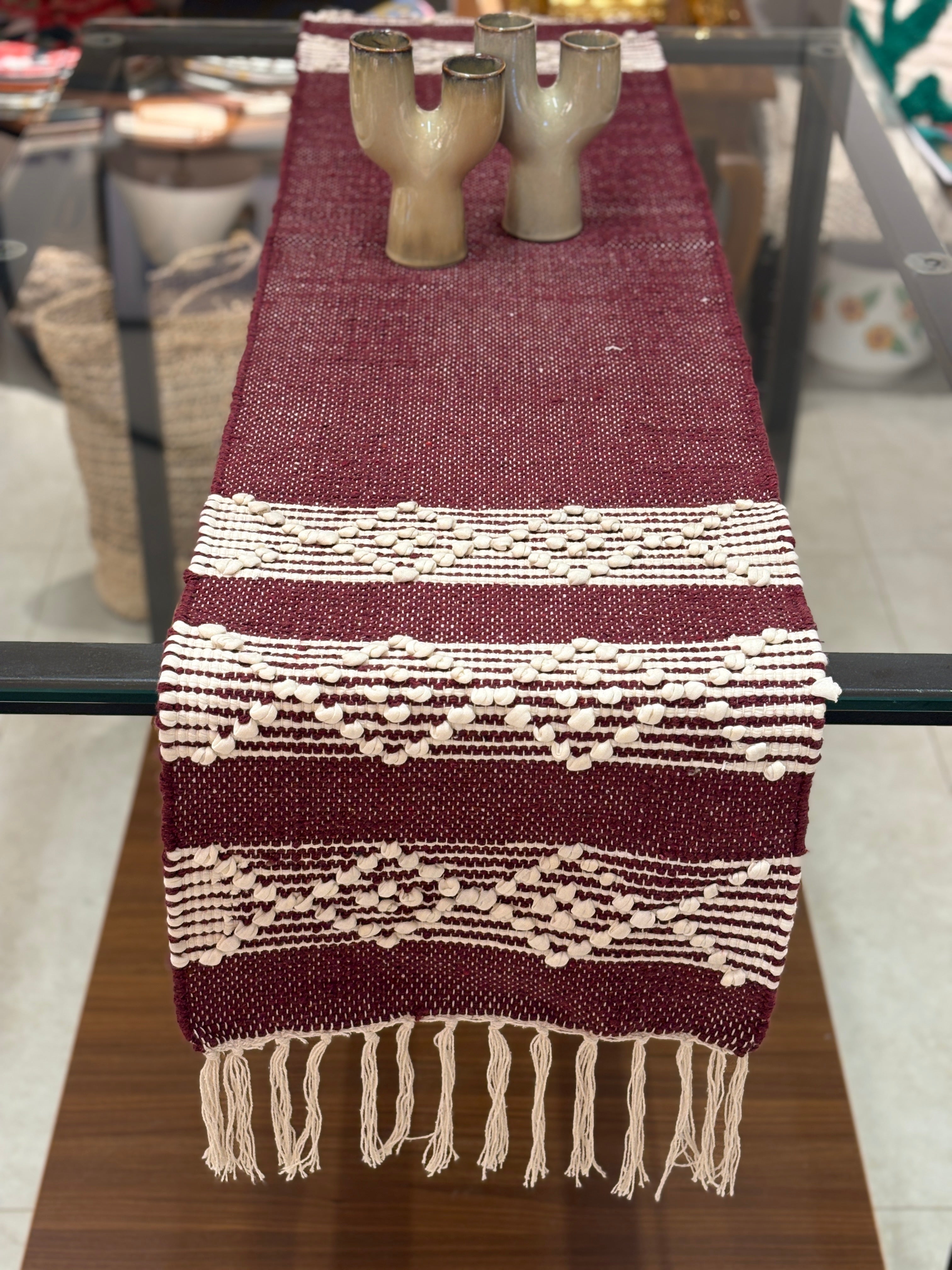 Boho Jute Table Runner
