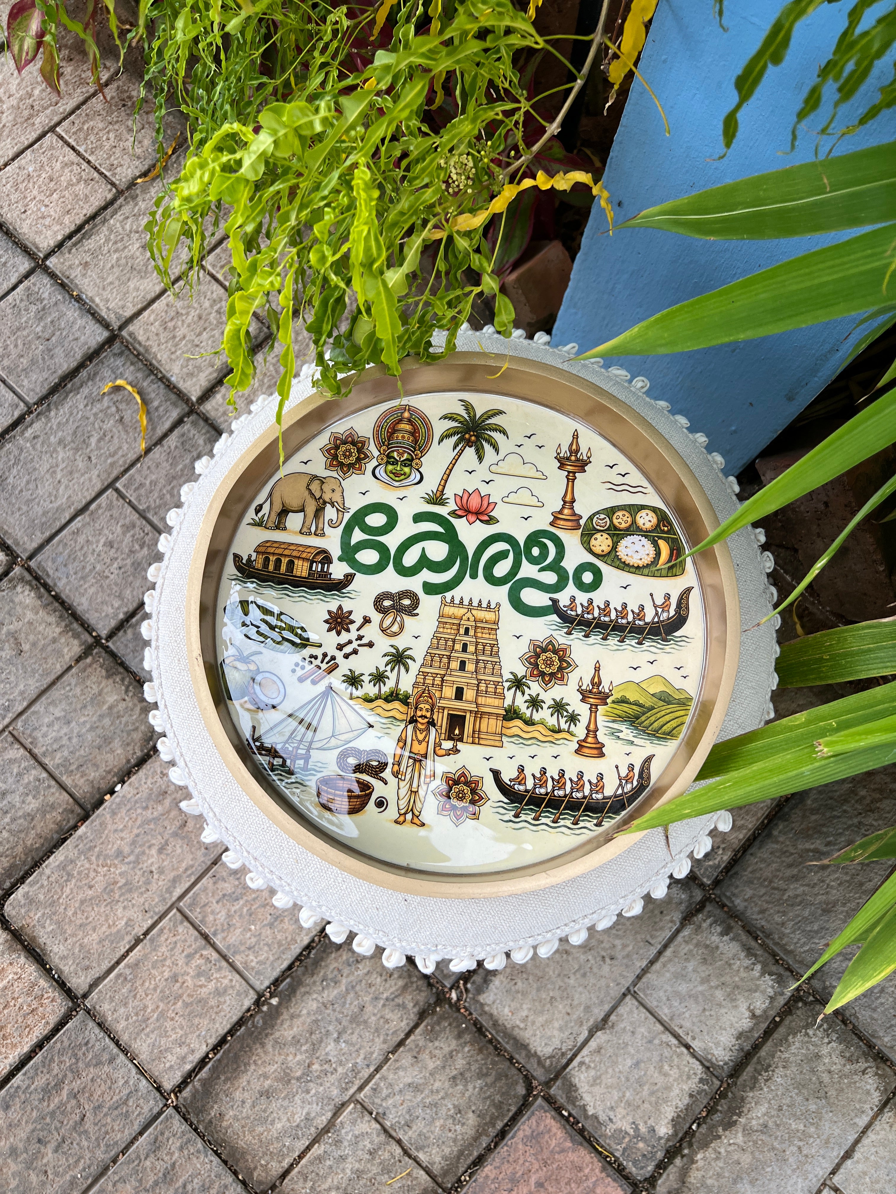 Kerala Theme MDF Tray