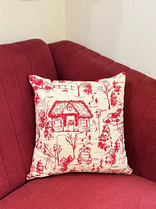 Christmas Theme Cushion Cover 16*16